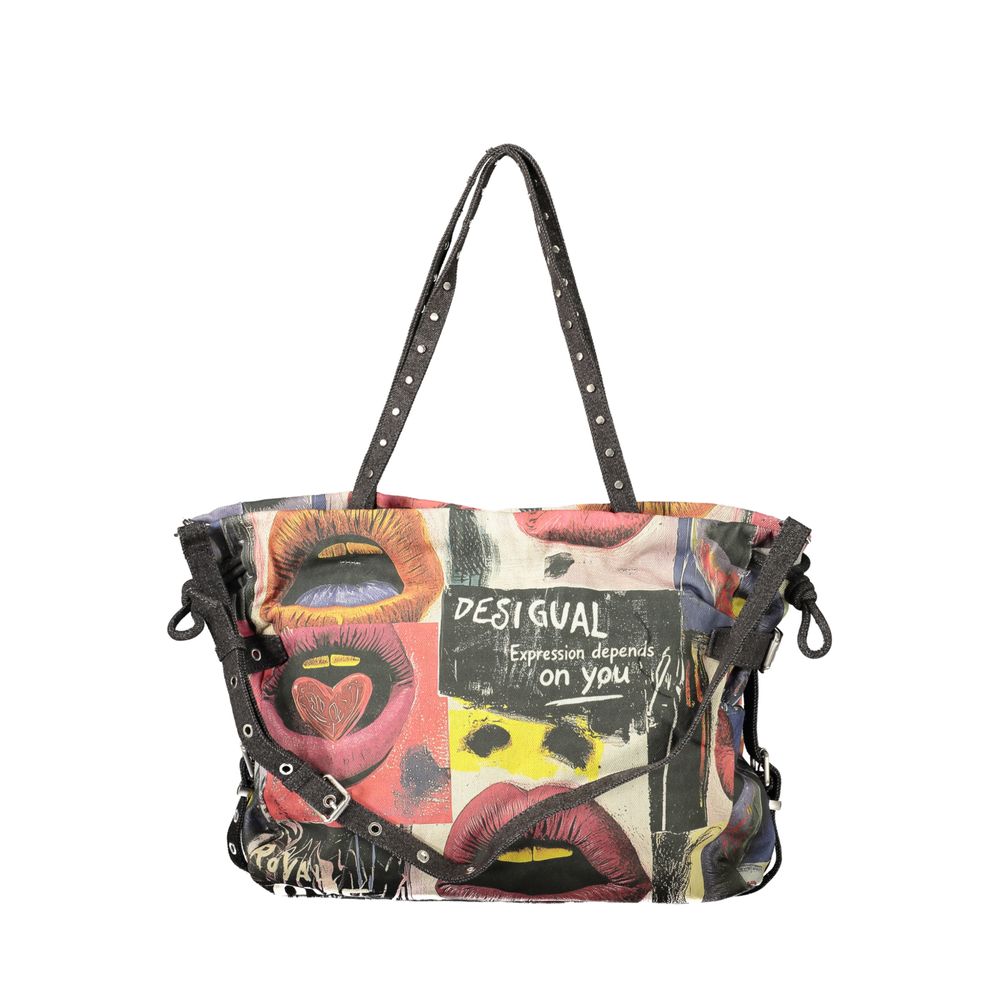 Black Cotton Women's Bag