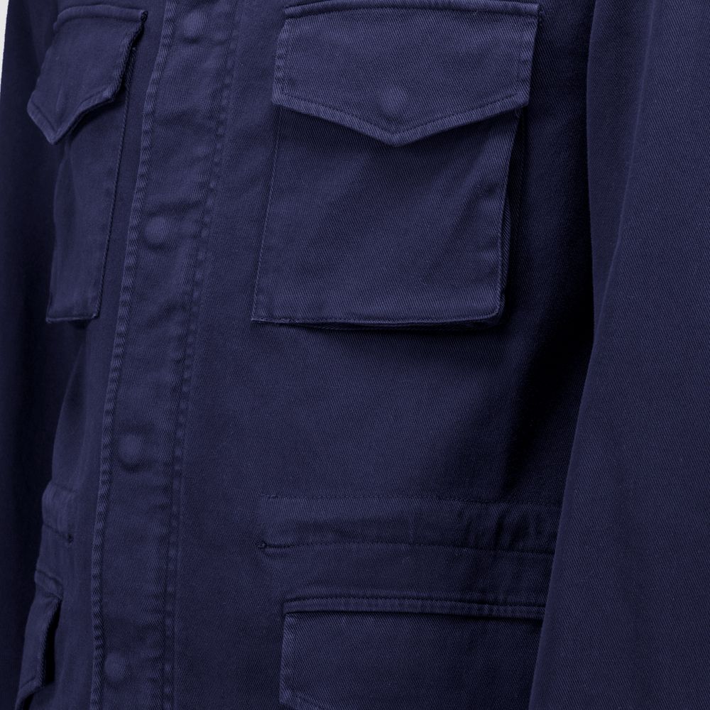 Navy Blue Cotton Jacket