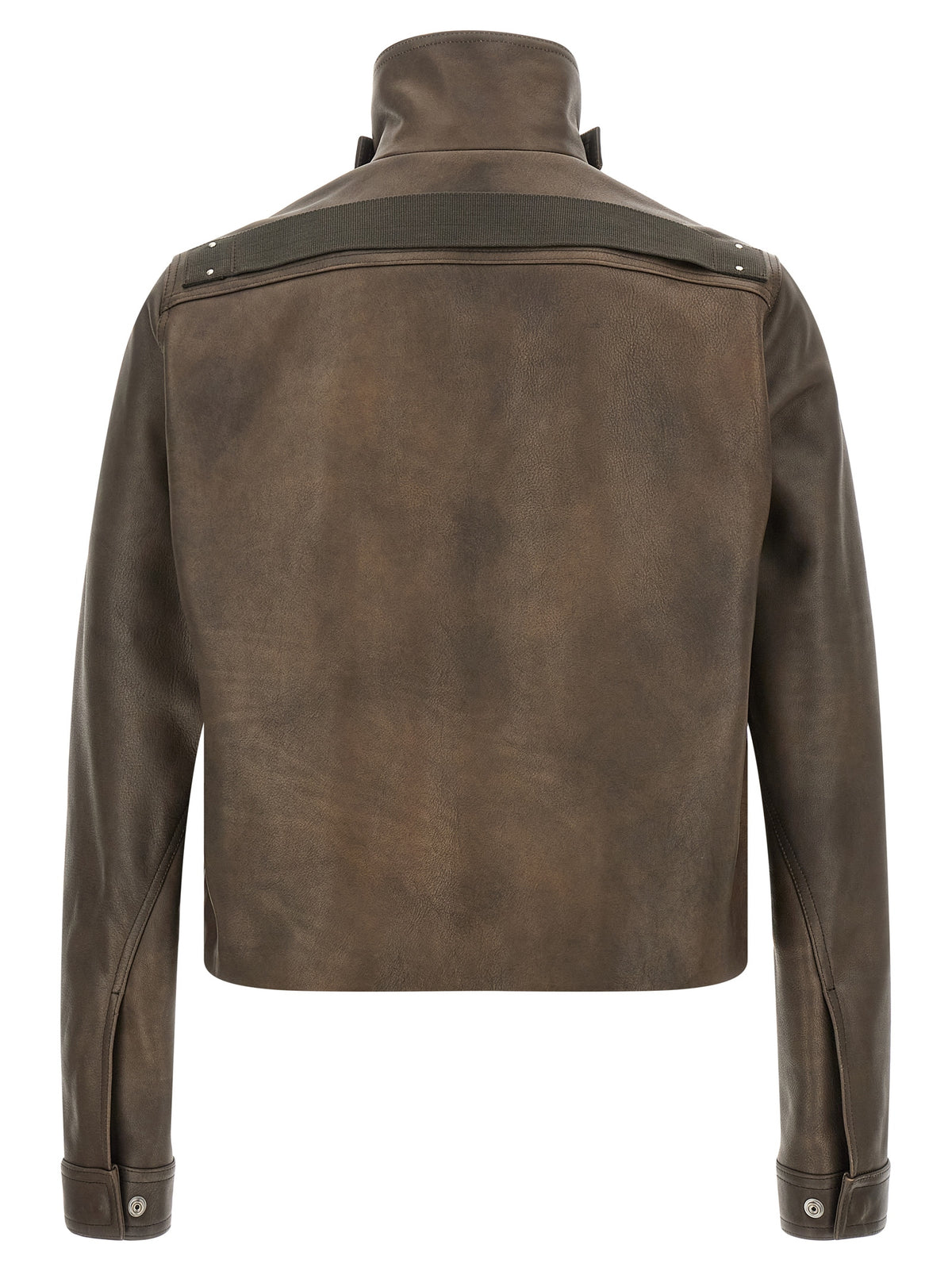 Brown Calfskin Leather Jacket