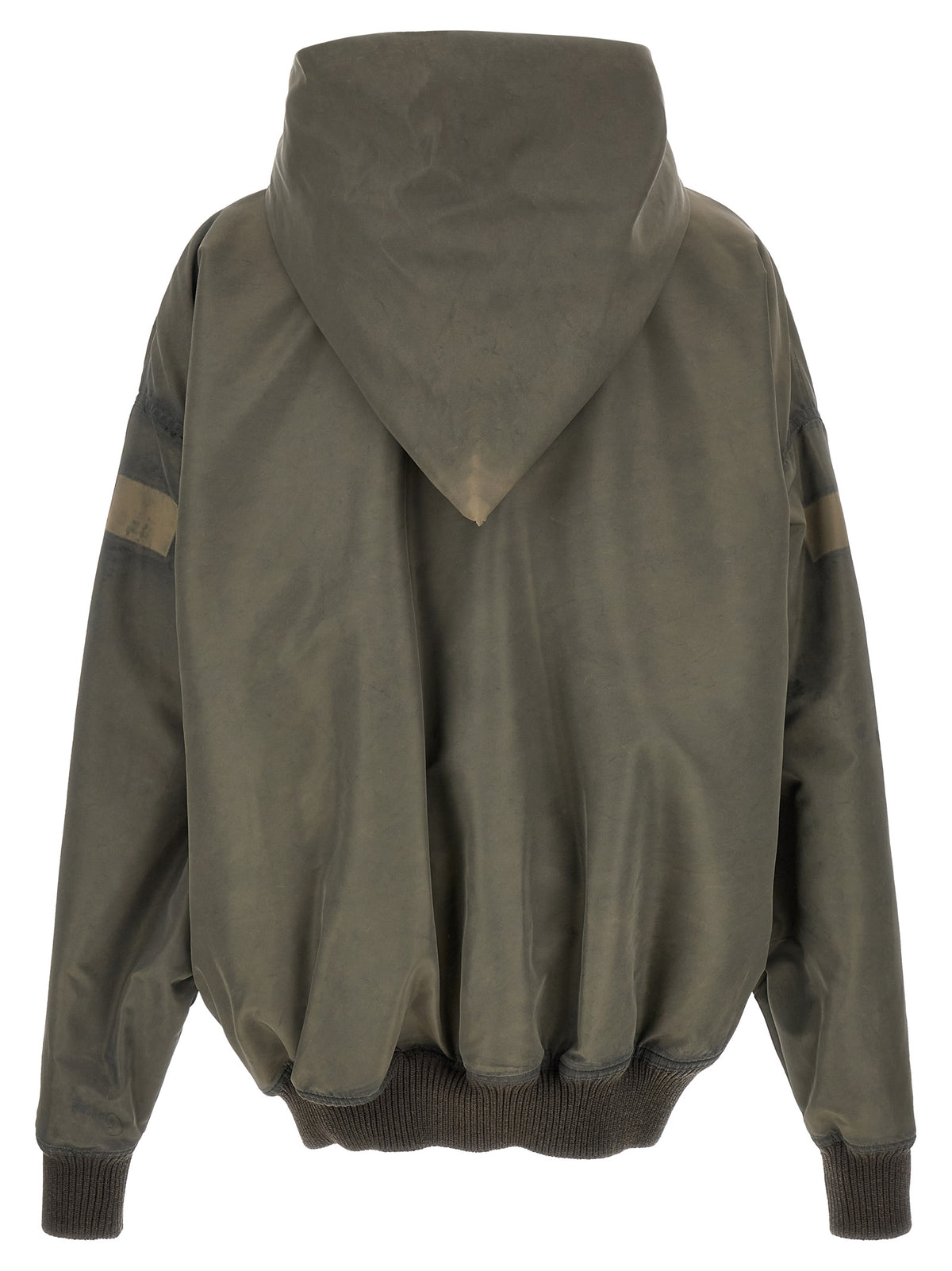 Gray Nylon Shell Jacket