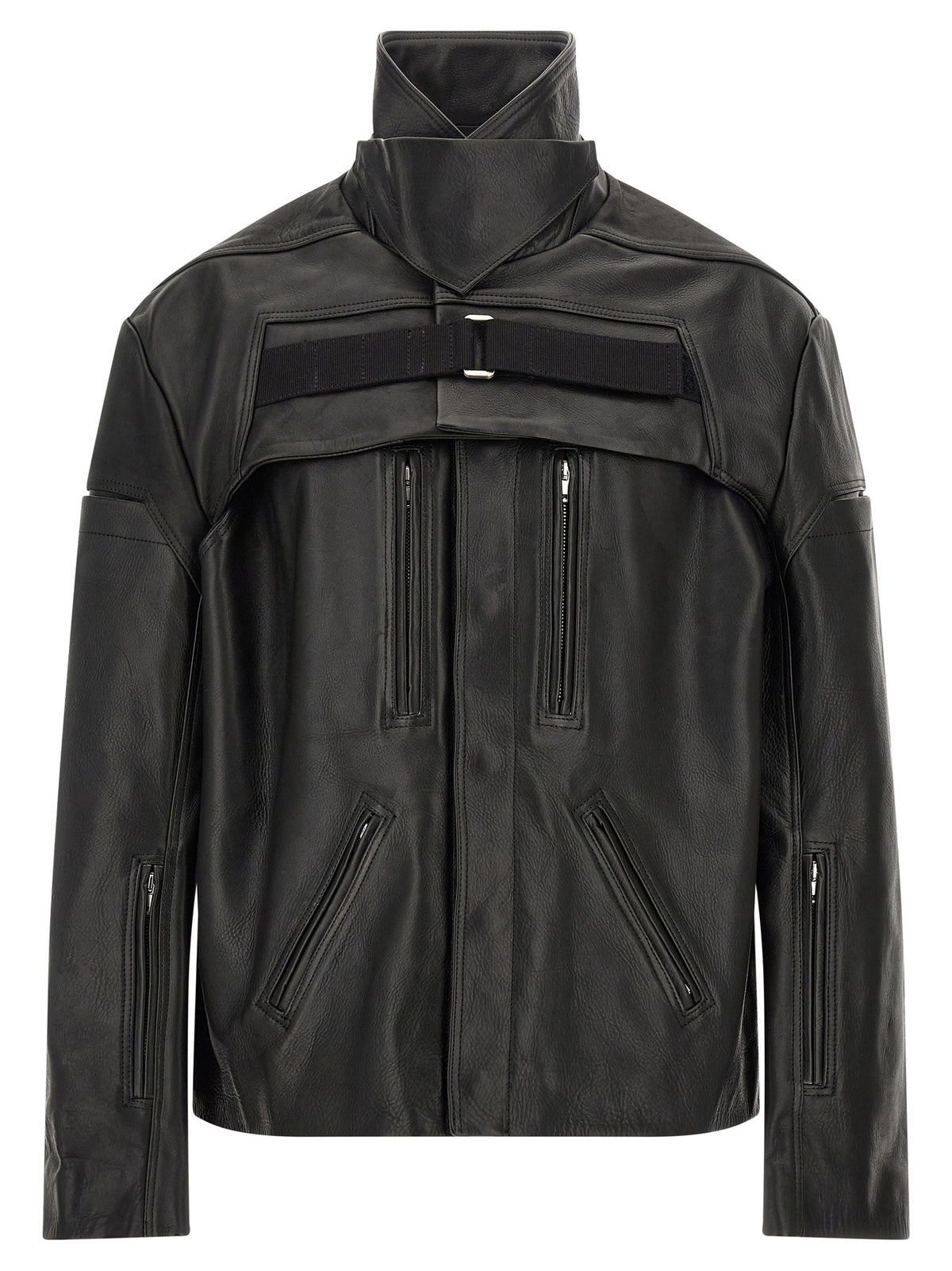 Black Calfskin Leather Jacket