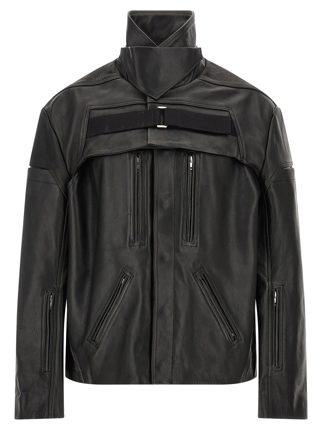 Black Calfskin Leather Jacket