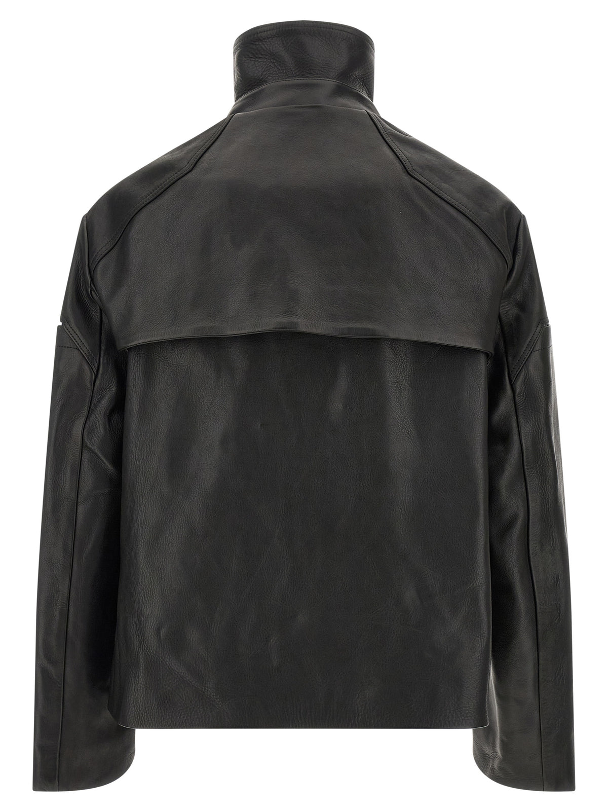 Black Calfskin Leather Jacket