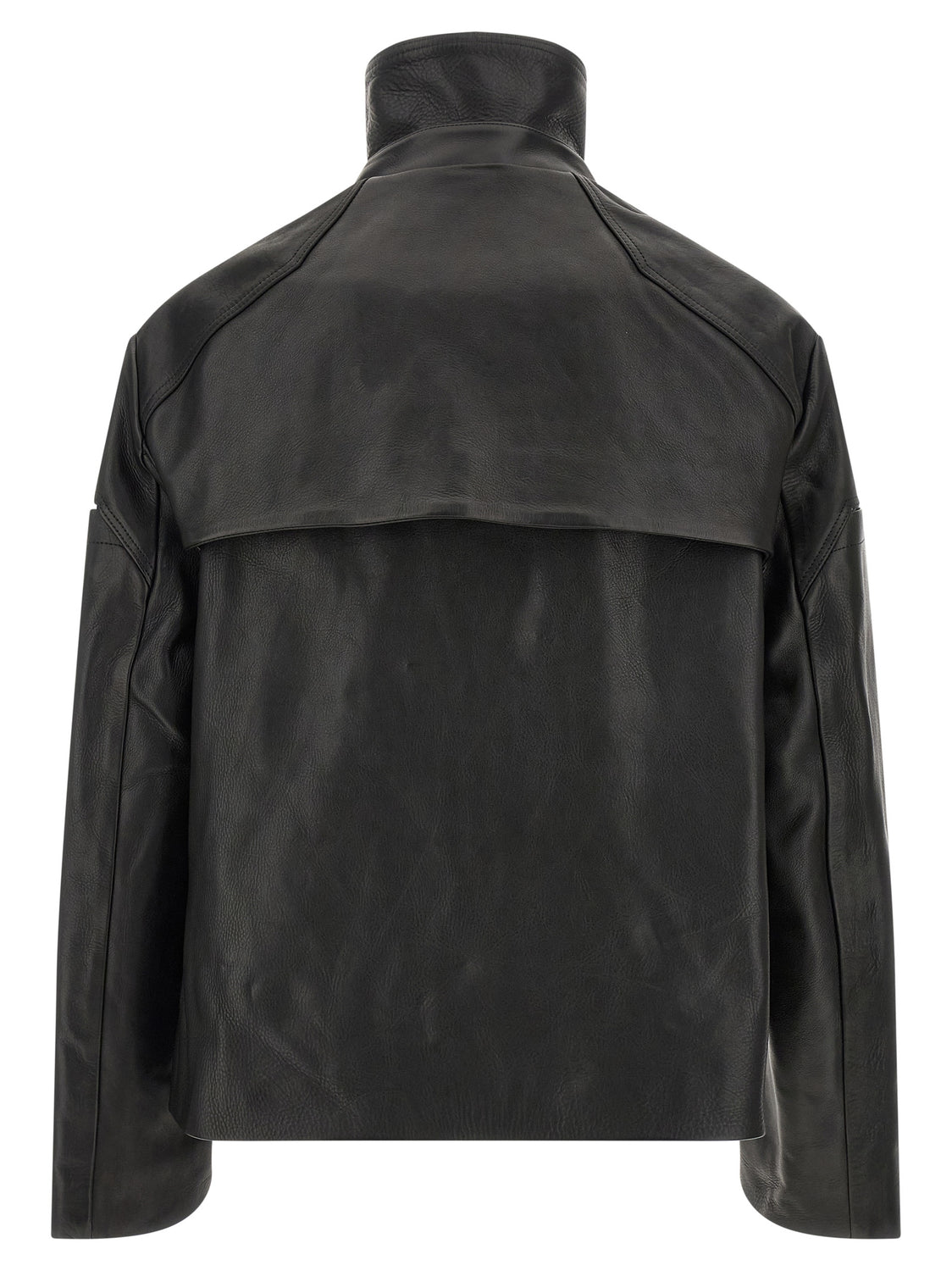 Black Calfskin Leather Jacket