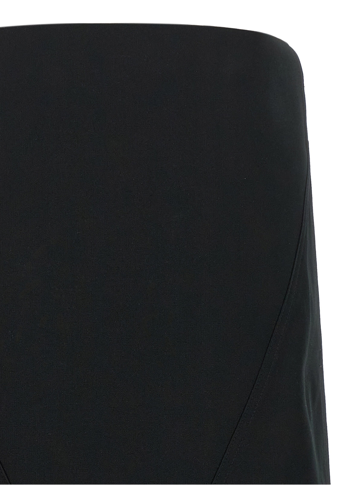 Black Polyester Short Dress