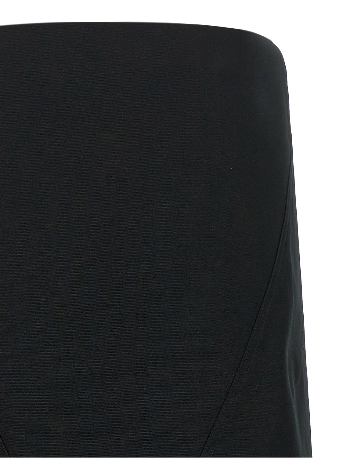 Black Polyester Short Dress