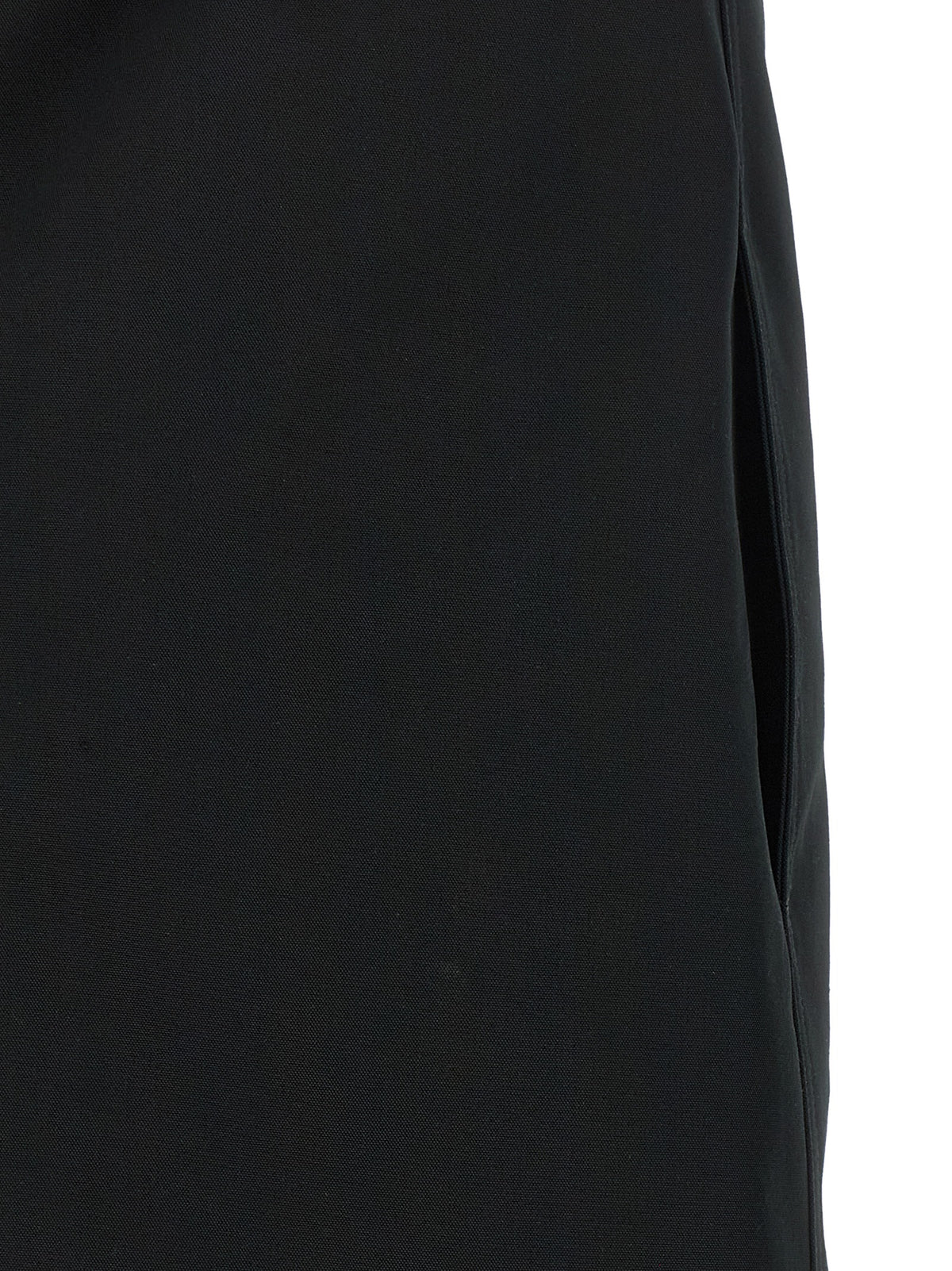 Black Polyester Short Dress