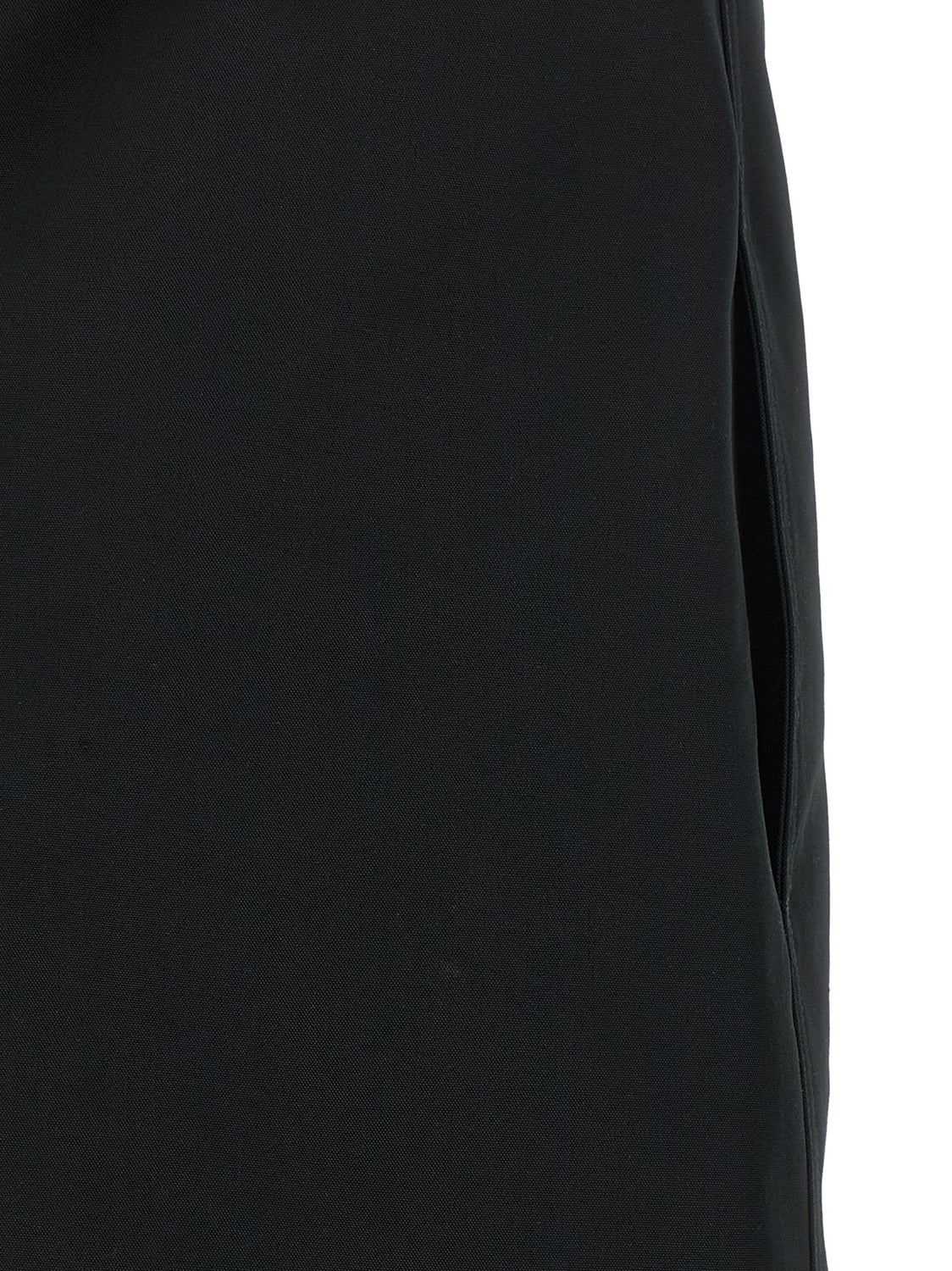 Black Polyester Short Dress