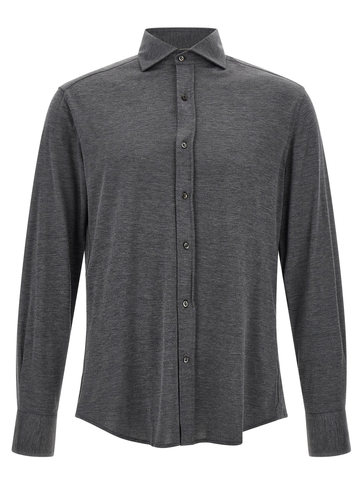 Gray Silk Blouse