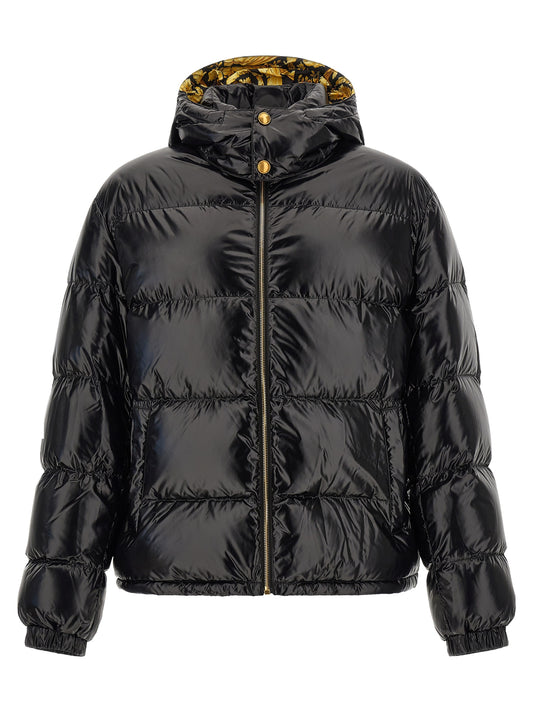 Black Nylon Full-Length Jacket