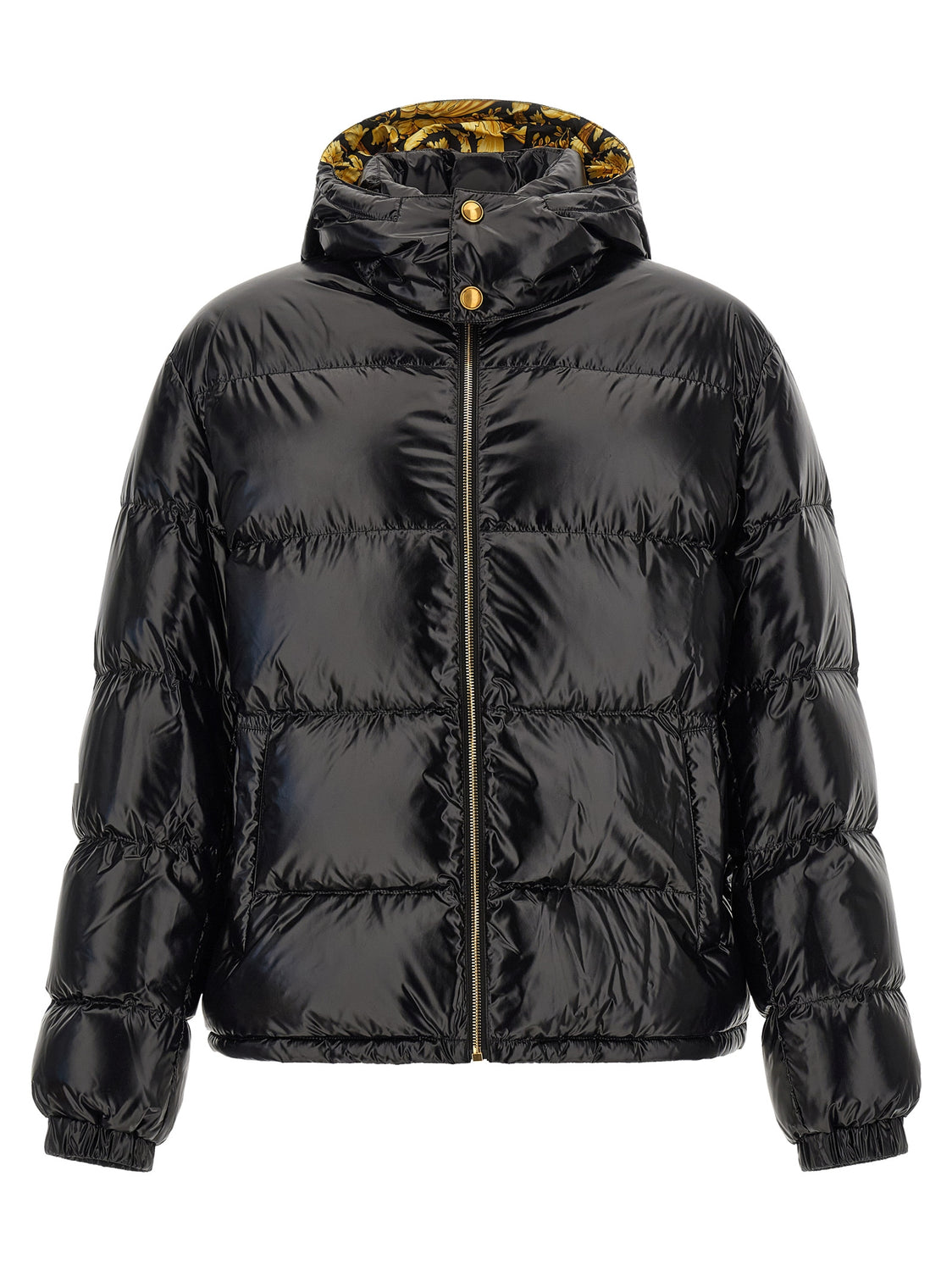Black Nylon Full-Length Jacket