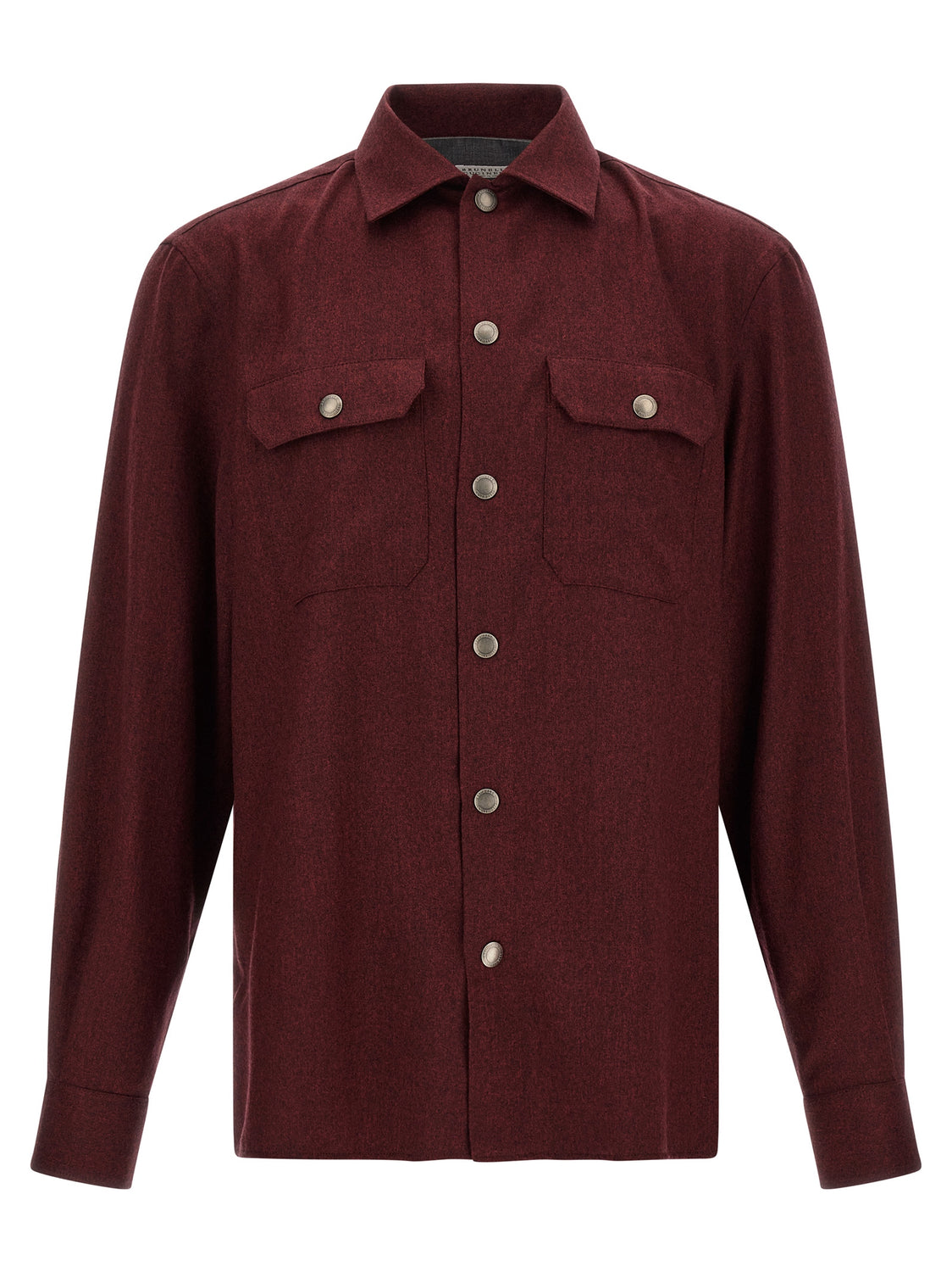 Bordeaux Virgin Wool Blouse