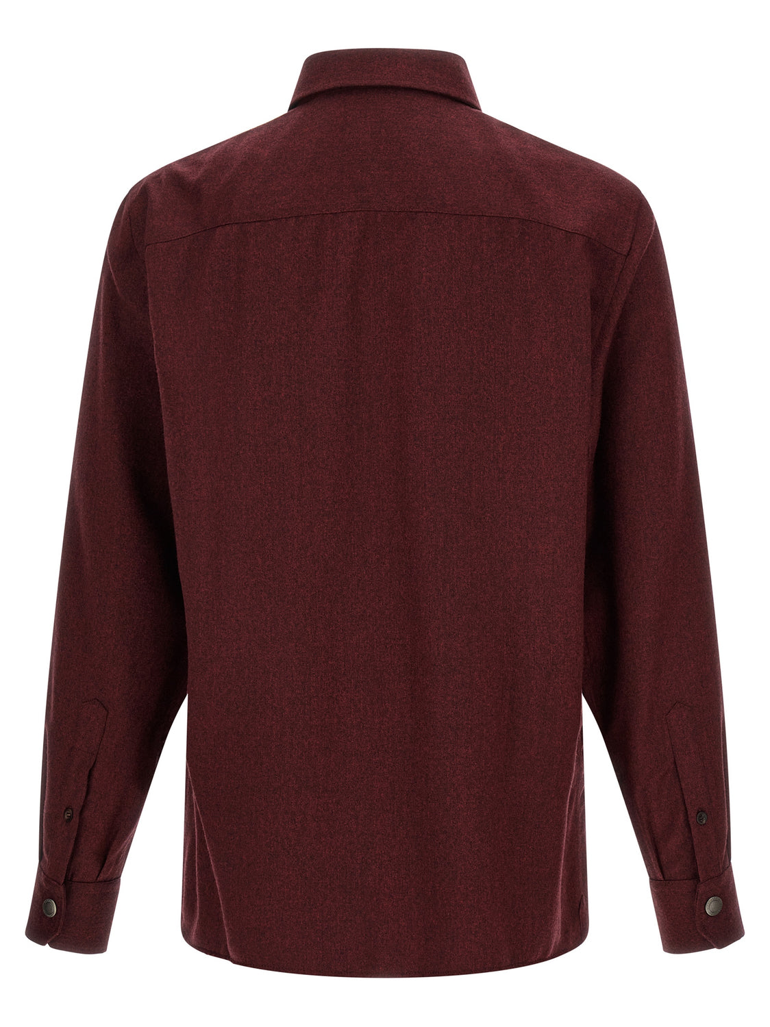 Bordeaux Virgin Wool Blouse