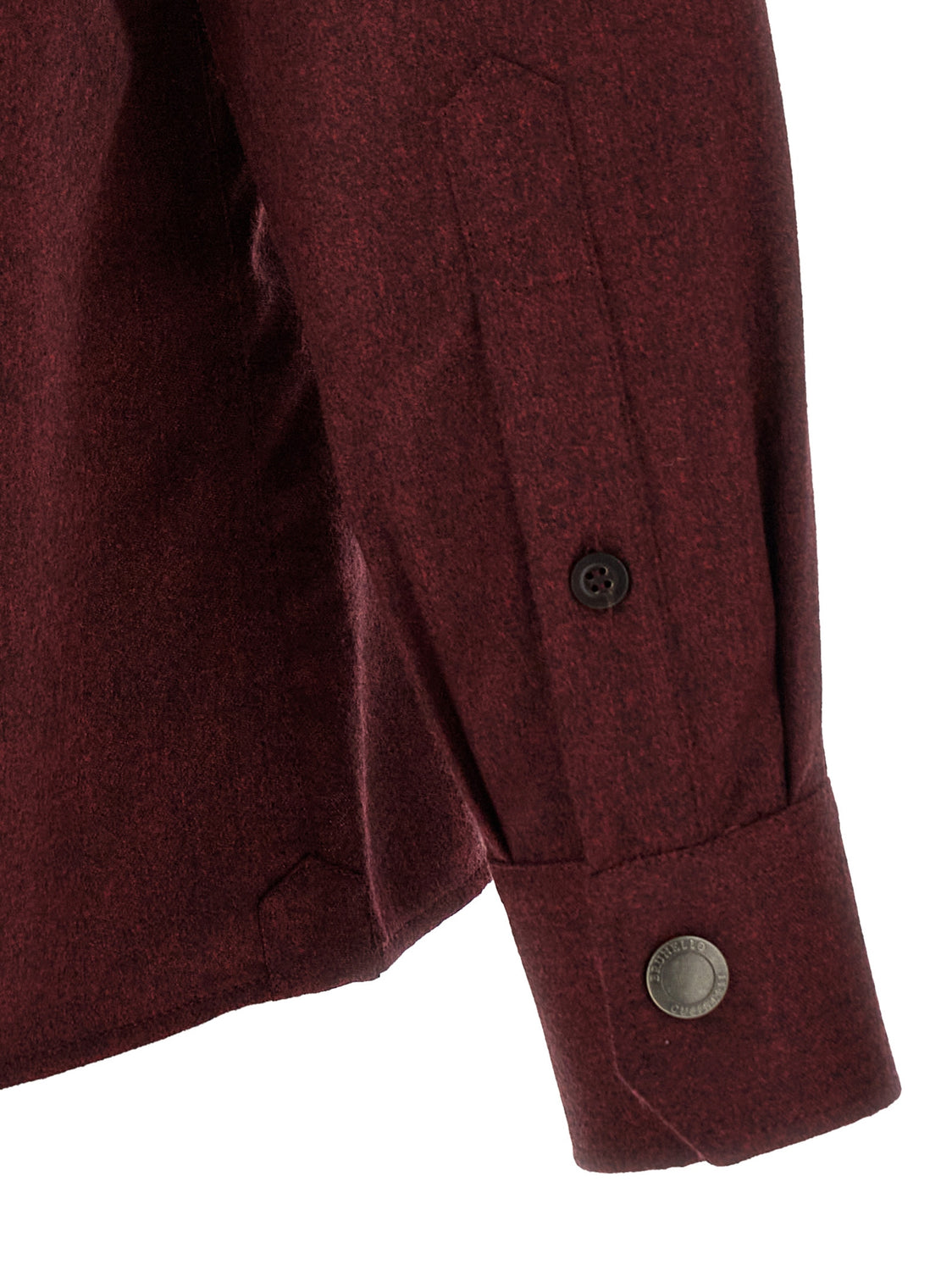 Bordeaux Virgin Wool Blouse