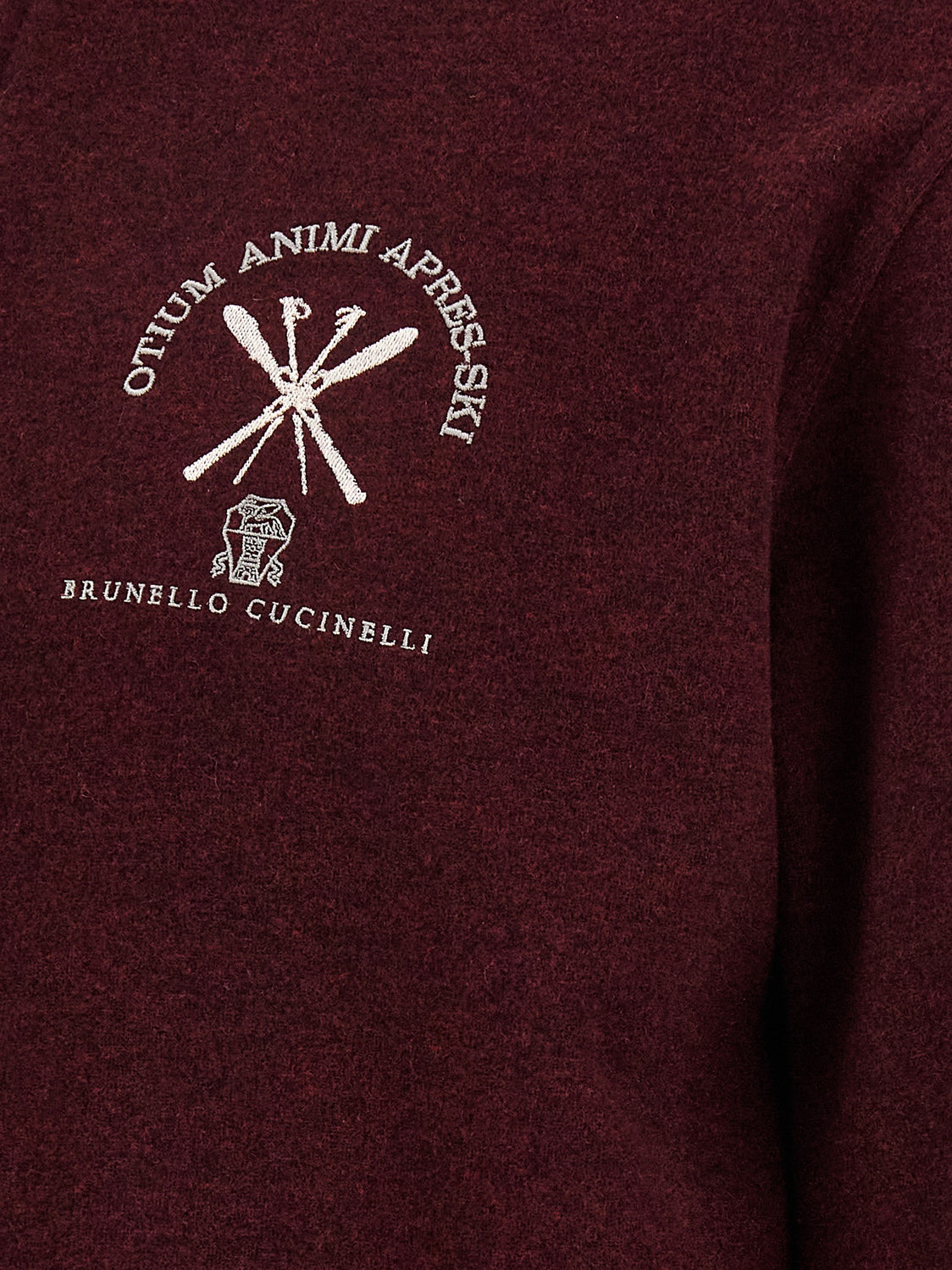 Bordeaux Cashmere Sweatshirt