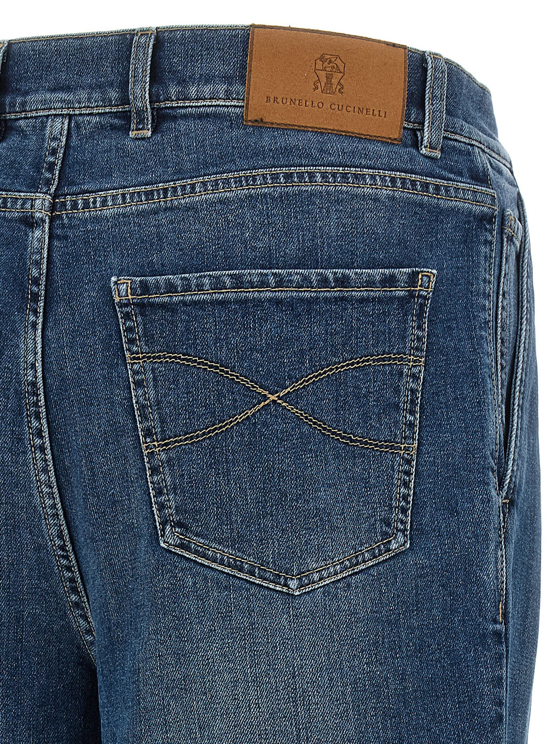 Blue Cotton Jeans Denim