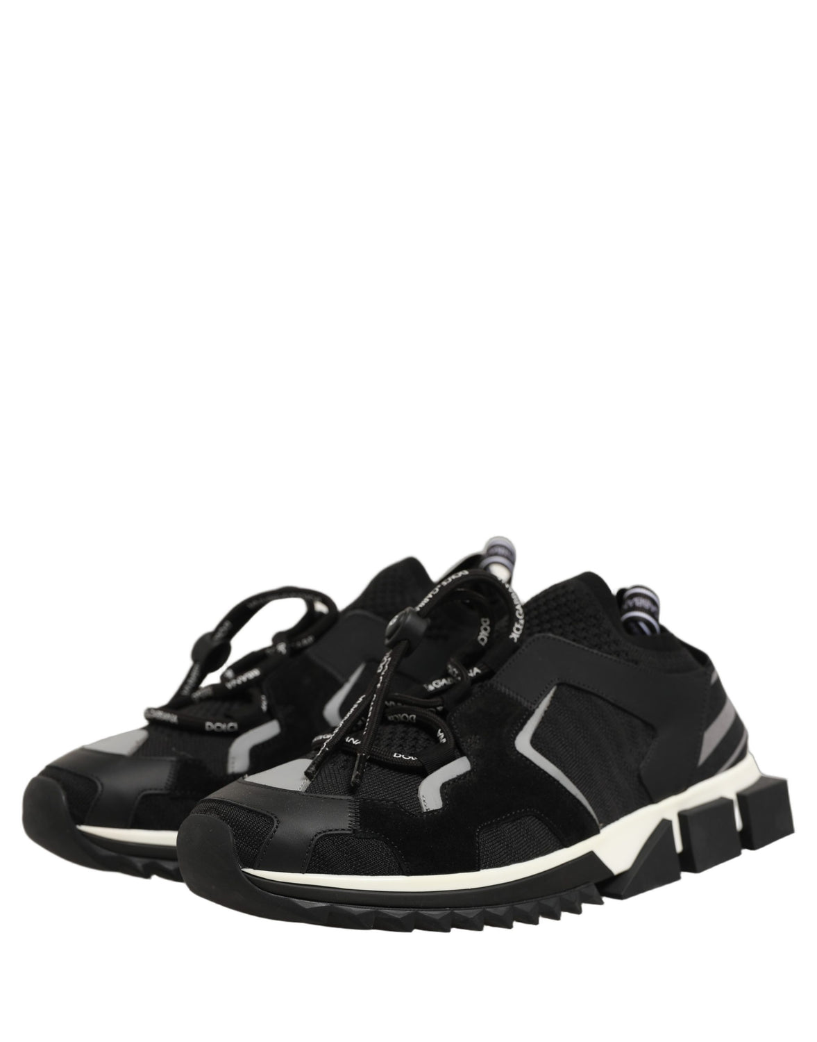 Black Sorrento Trekking Sneakers Men Shoes