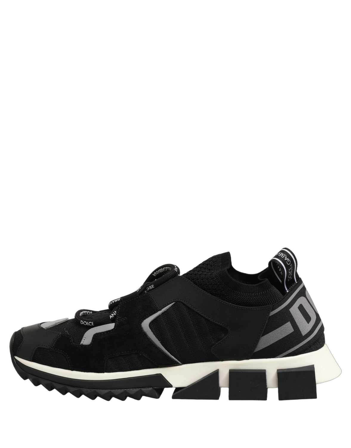 Black Sorrento Trekking Sneakers Men Shoes