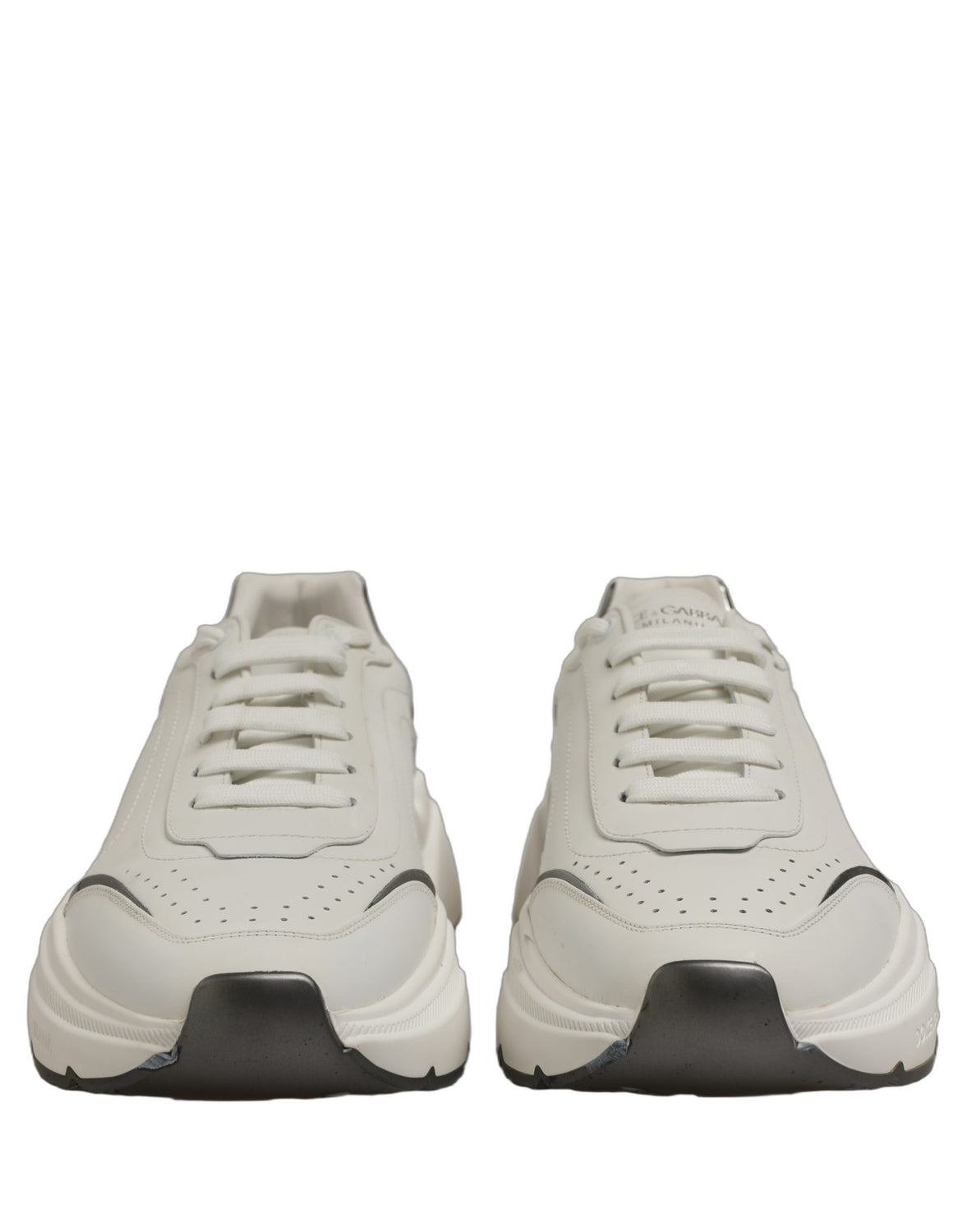 White Silver Daymaster Low Top Sneakers Shoes
