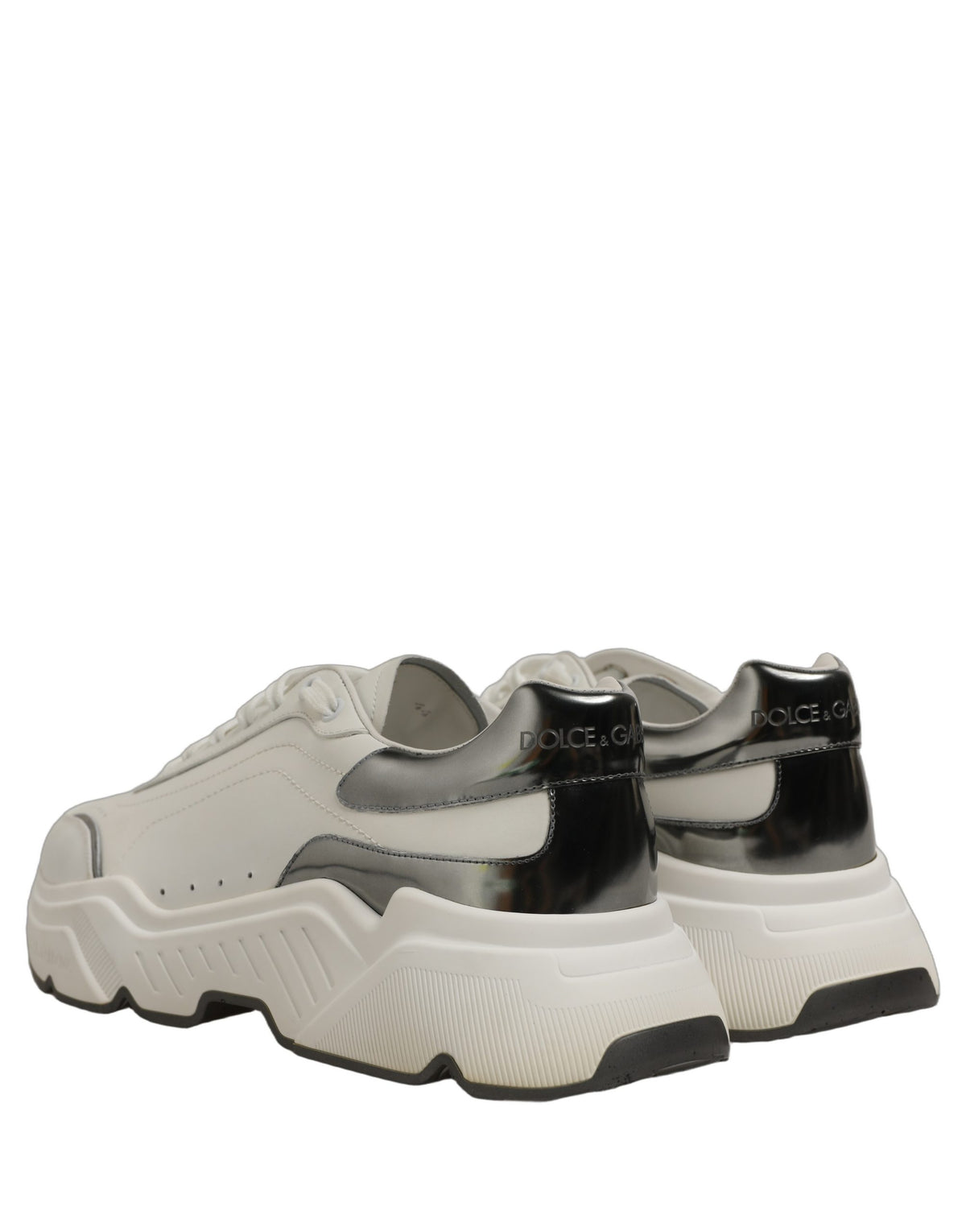 White Silver Daymaster Low Top Sneakers Shoes