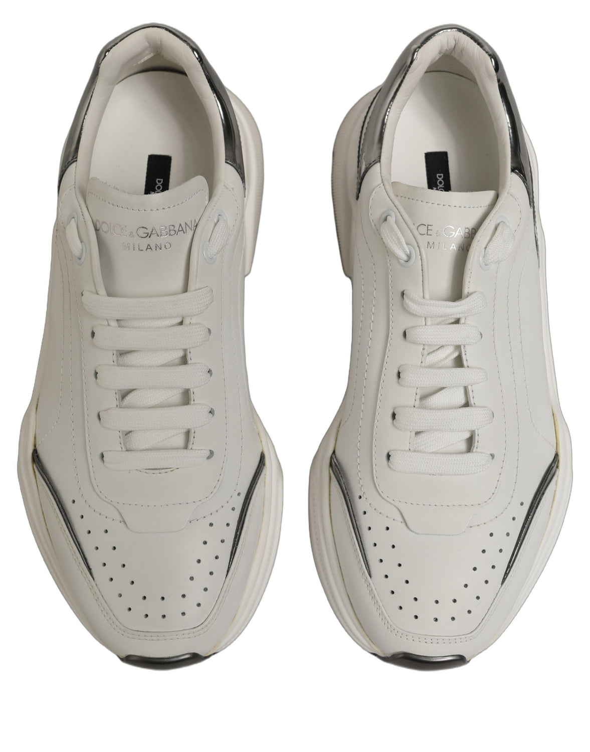 ]White Silver Daymaster Men Sneakers Shoes