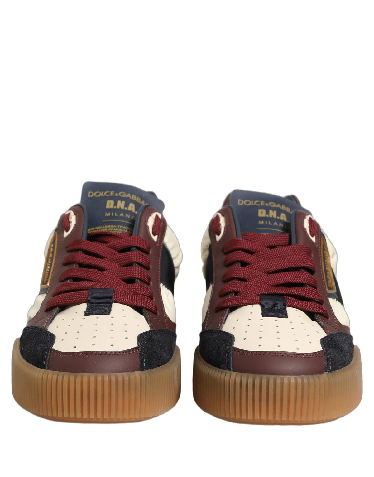 Multicolor Leather MIAMI Low Top Sneakers Shoes
