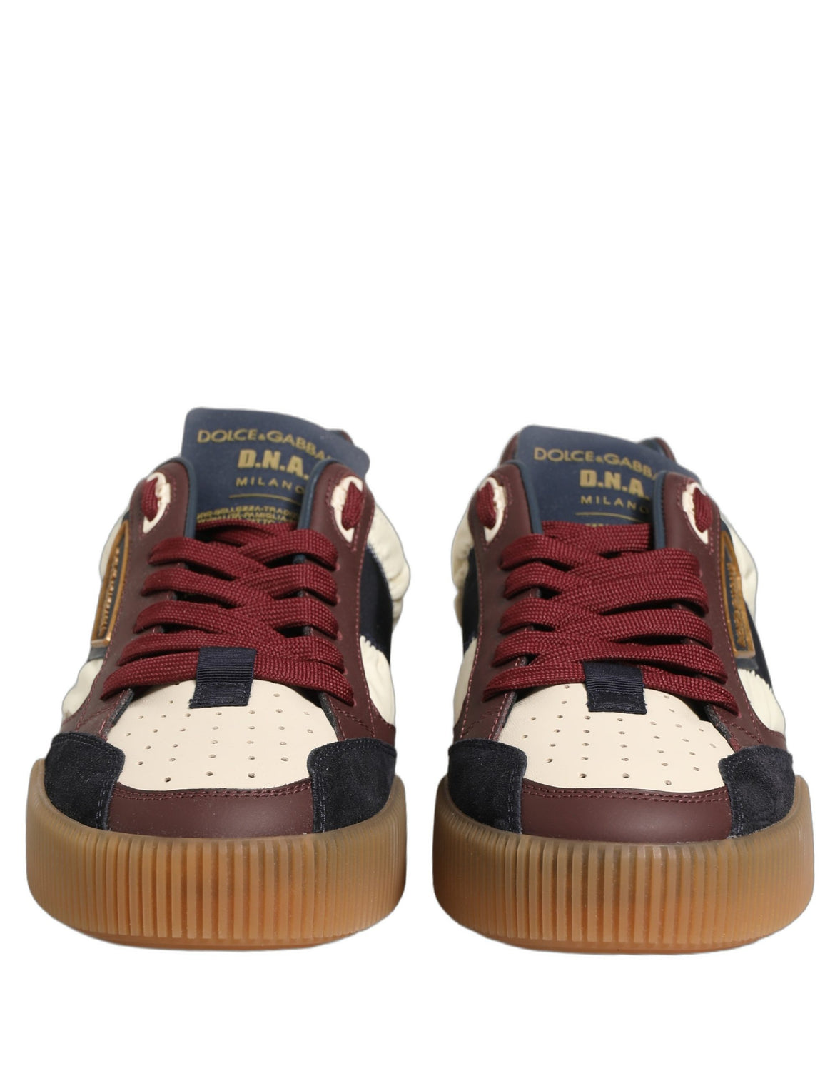 Multicolor Leather MIAMI Low Top Sneakers Shoes
