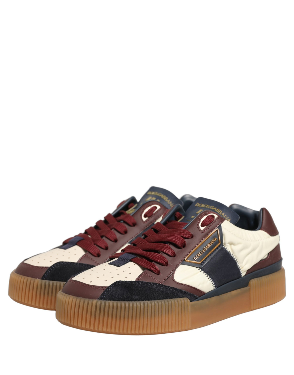 Multicolor Leather MIAMI Low Top Sneakers Shoes