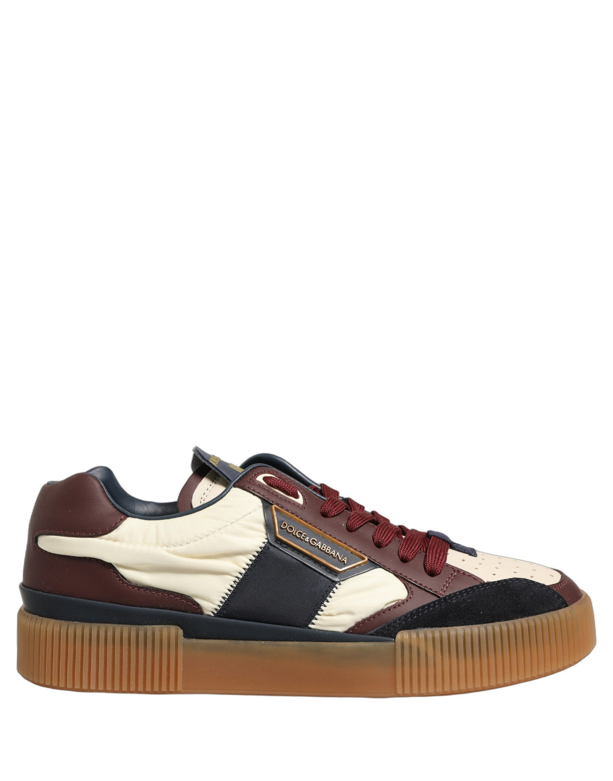 Multicolor Leather MIAMI Low Top Sneakers Shoes