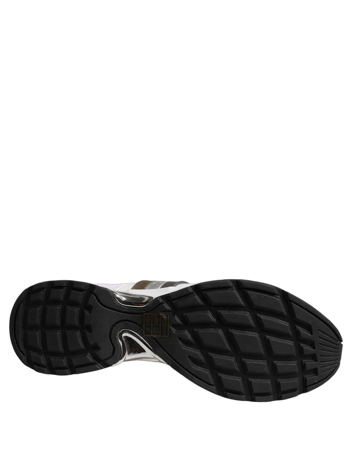 White Leather Mesh Low Top Neb Sneakers Shoes