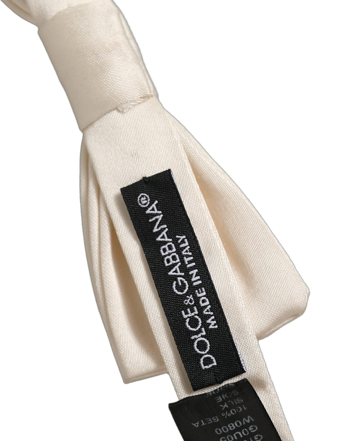 Men White 100% Silk Adjustable Neck Papillon Bow Tie