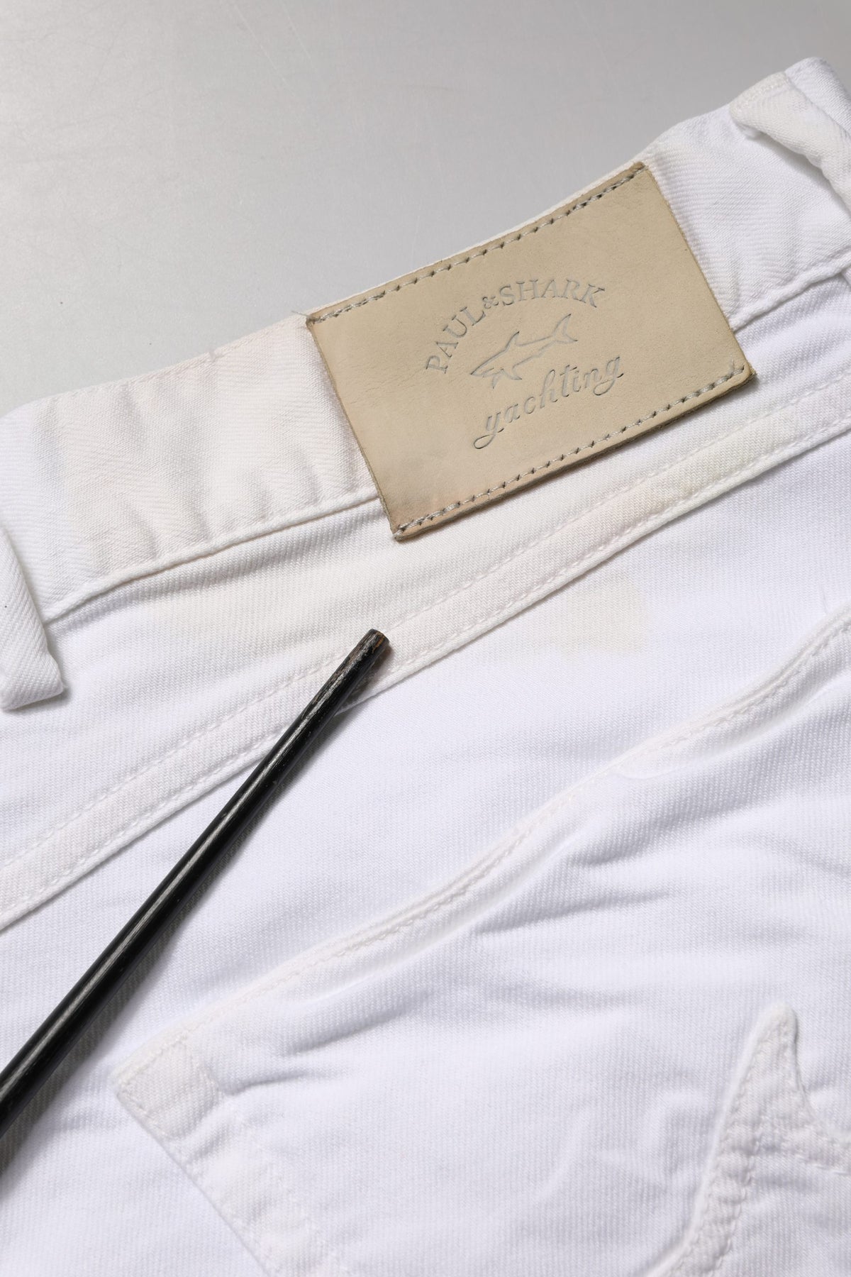 White Skinny Mid Waist Men Denim Trouser Jeans