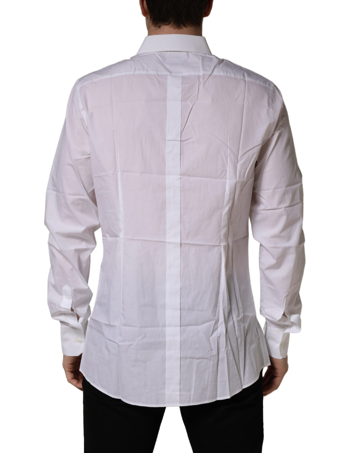 White GOLD Crown Bee Cotton Formal Dress Shirt