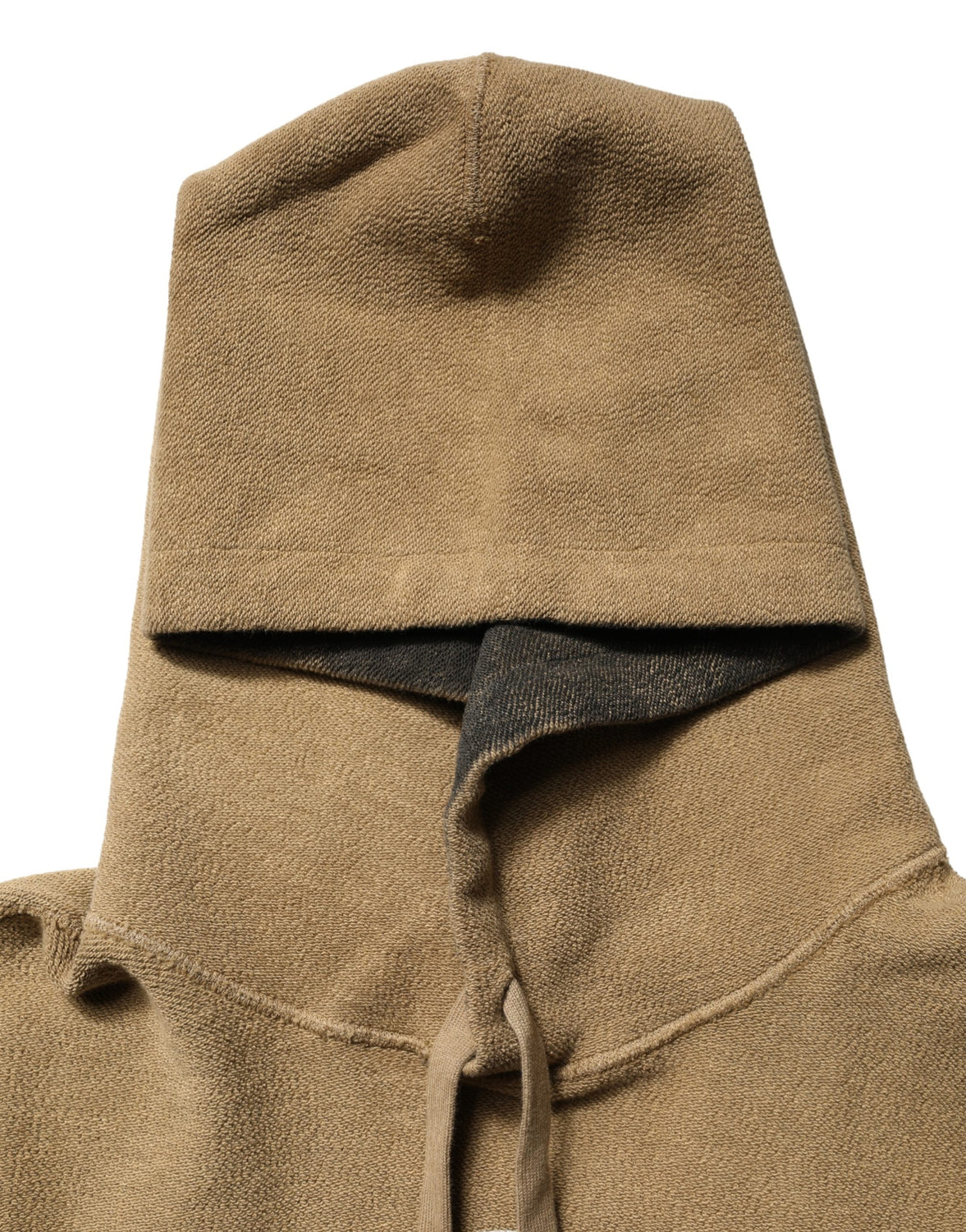 Brown Embossed Logo Hooded Sweatshirt Sweater
