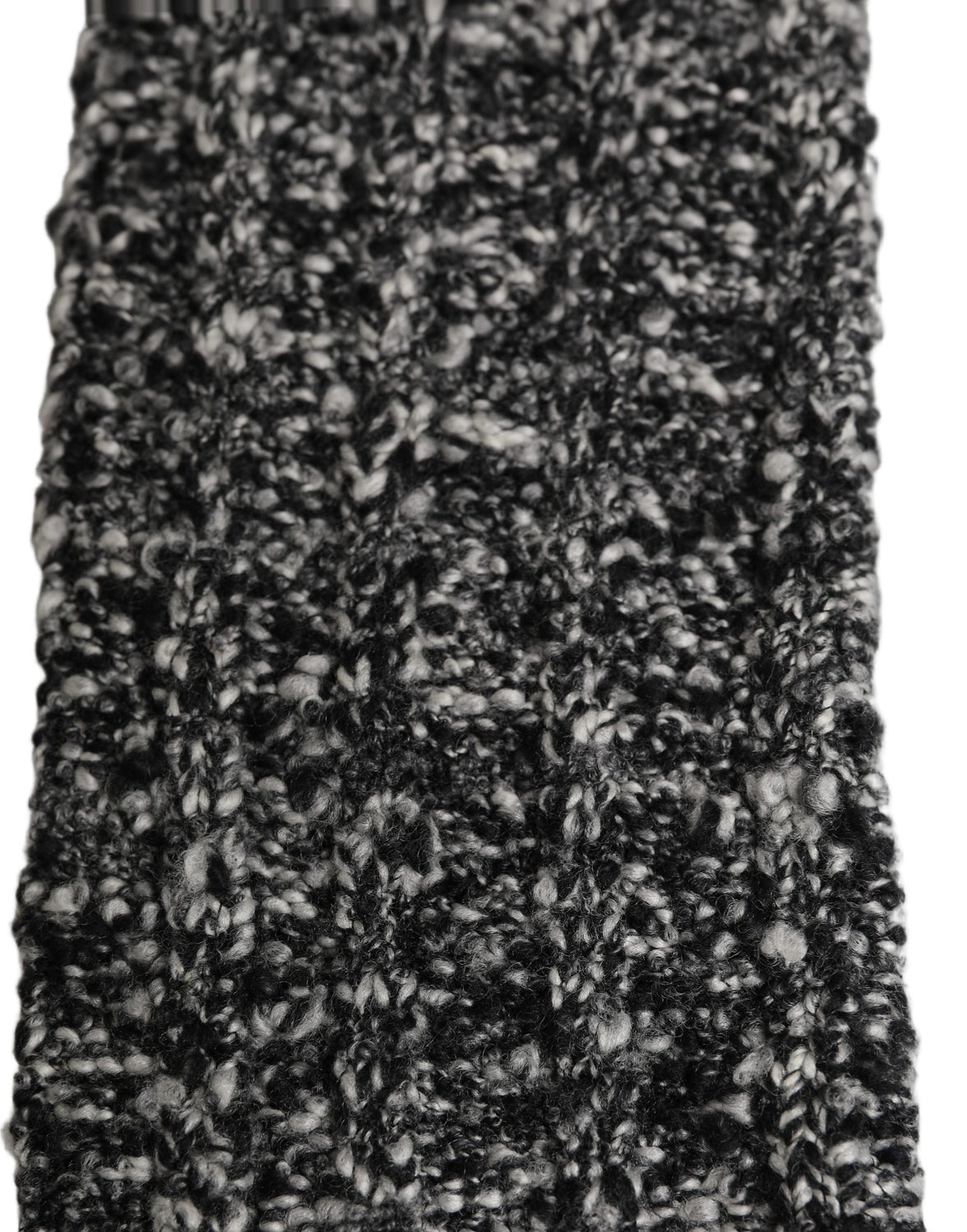 Sleeves Black Wool Blend Knitted Warmer Arm