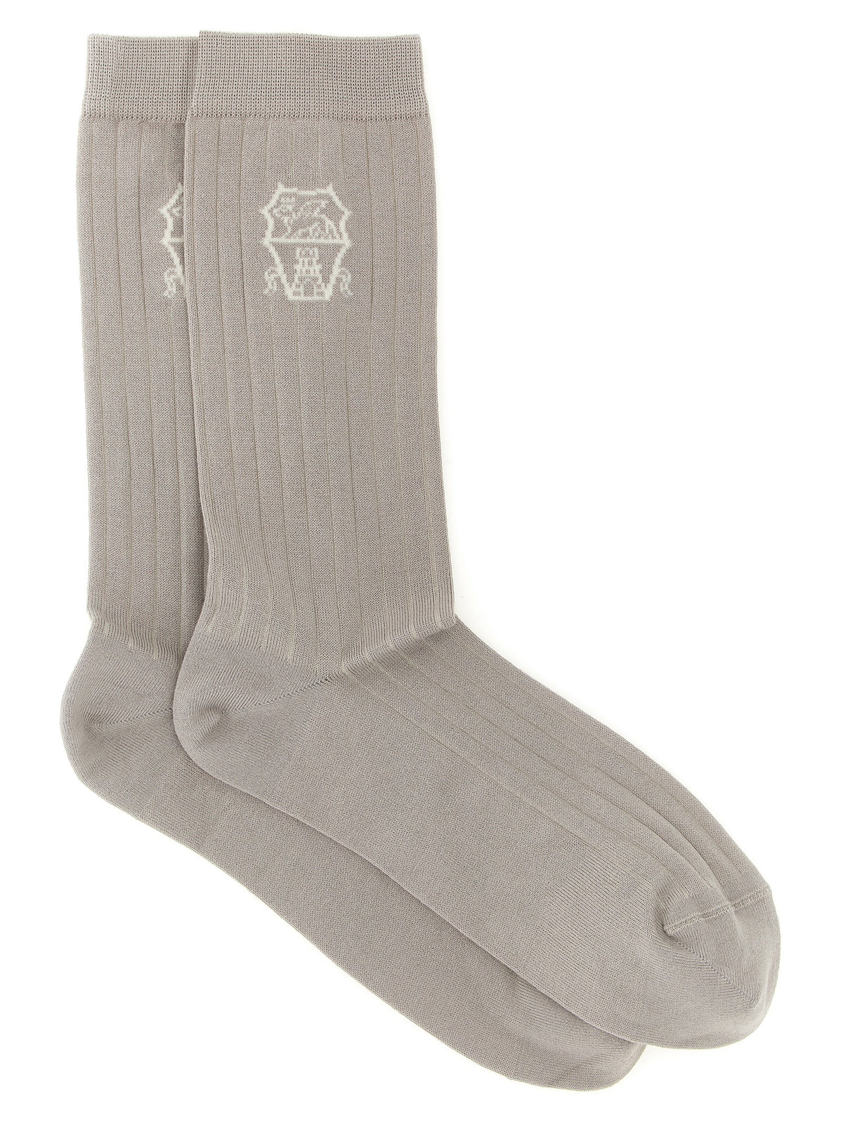 Gray Cotton Socks