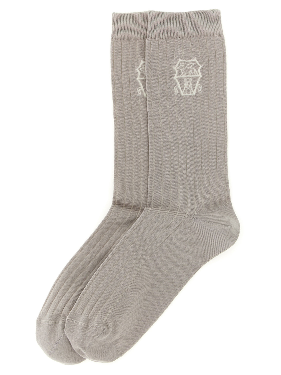 Gray Cotton Socks
