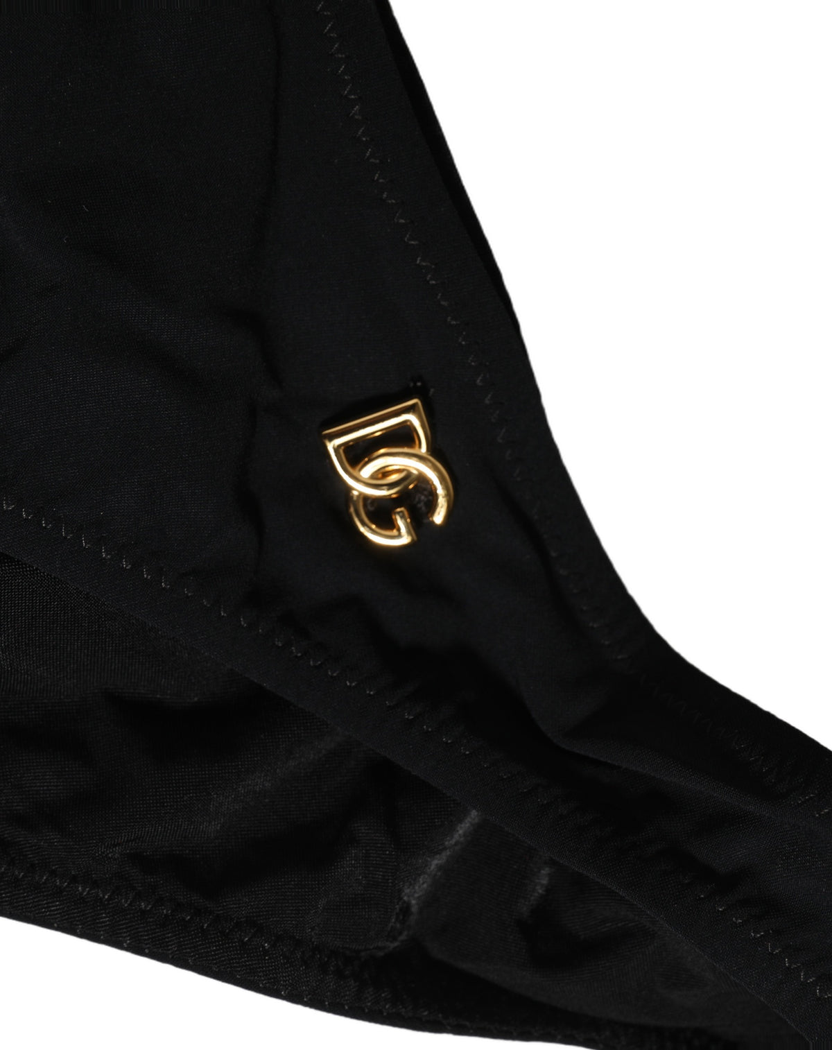Black Cutout Logo One Piece Swimsuit Swimwear