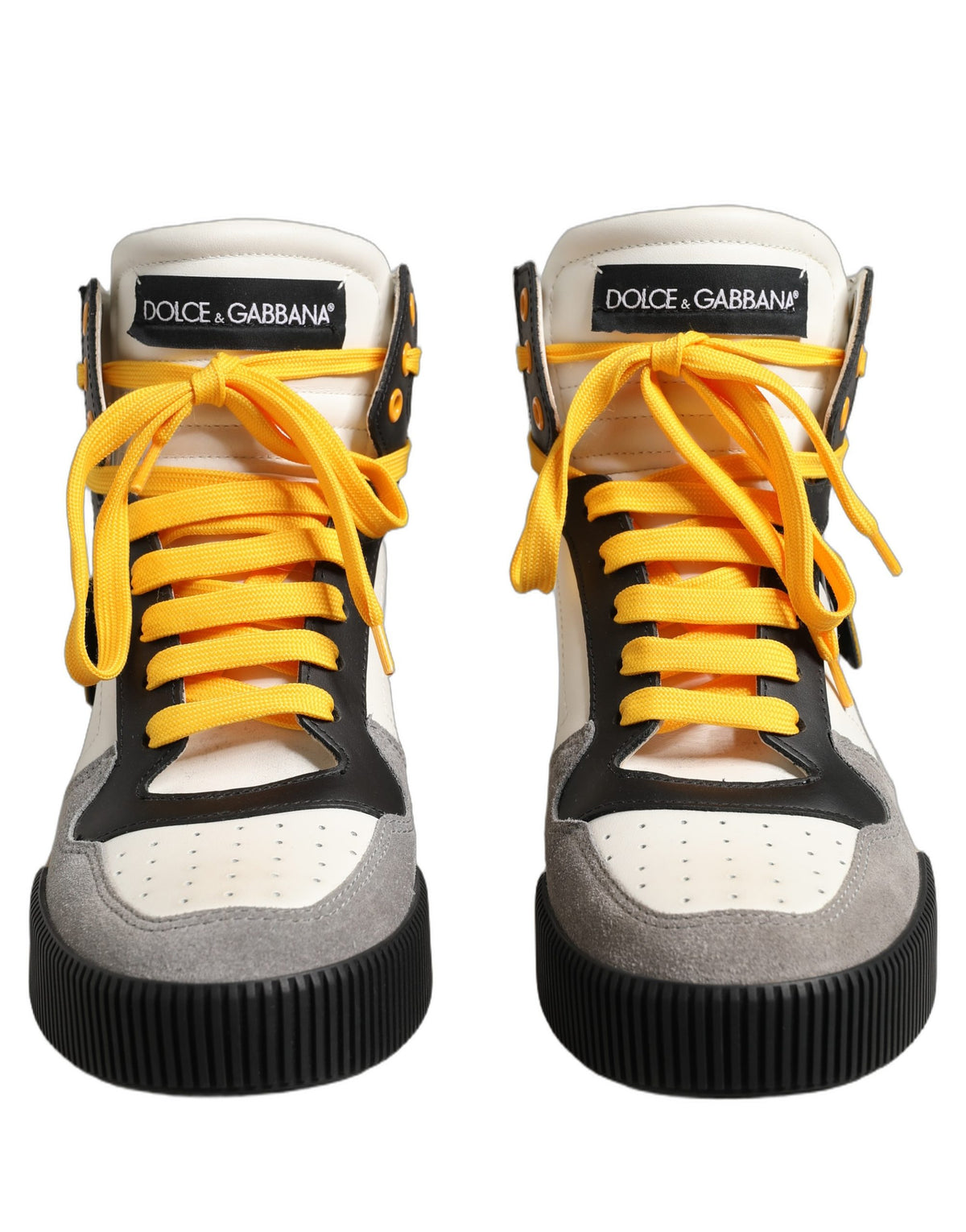 Multicolor Leather High Top Men Sneakers Shoes