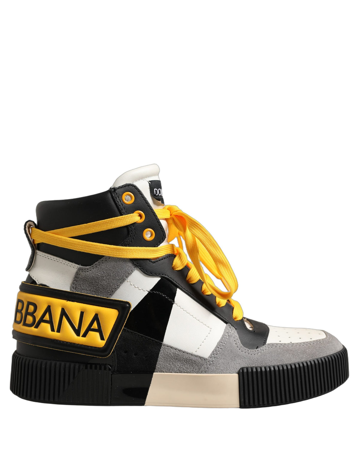 Multicolor Leather High Top Men Sneakers Shoes