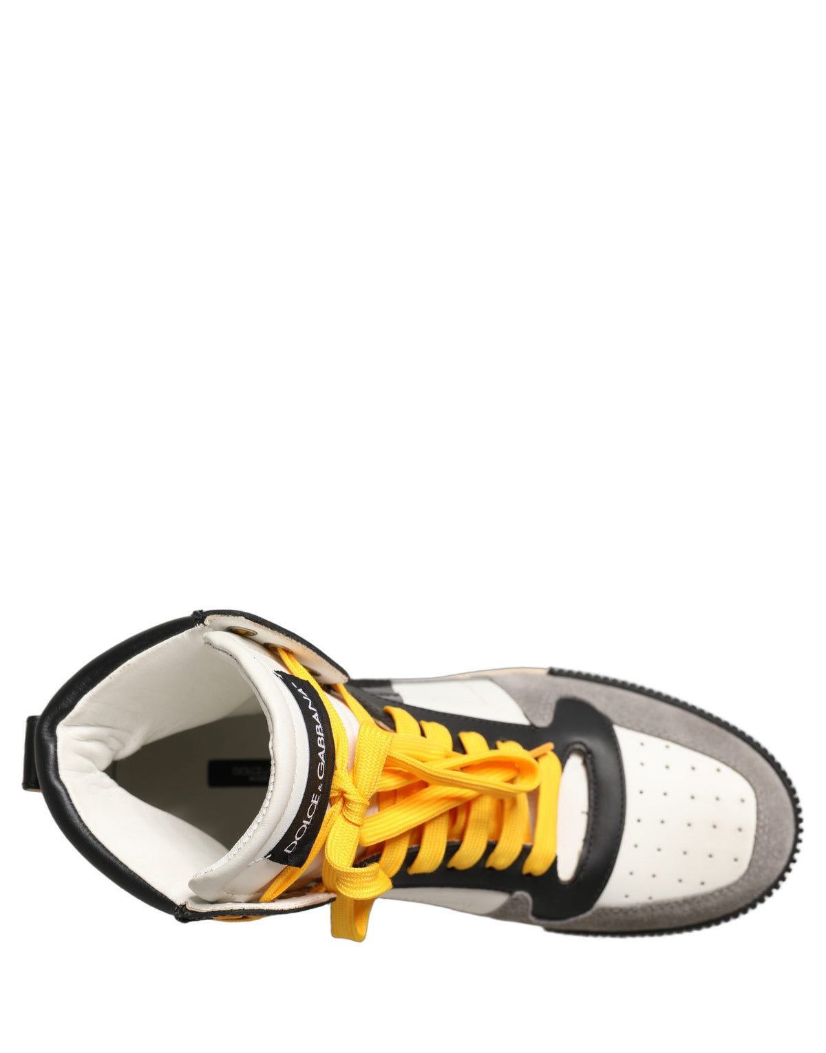 Multicolor Leather High Top Men Sneakers Shoes