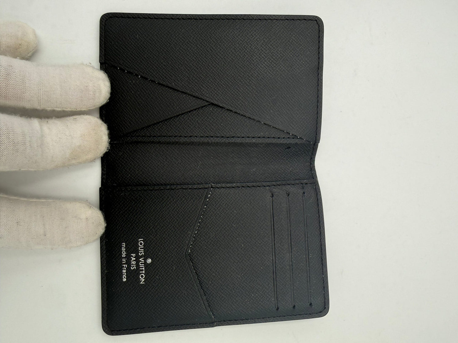 LOUIS VUITTON Compatto Card Holder ORGANIZER Damier Graphite Wallet