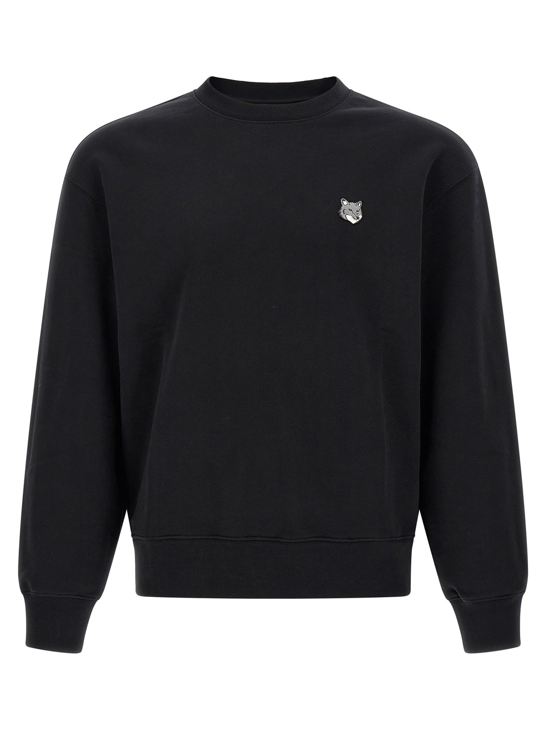 Black Cotton Sweatshirt
