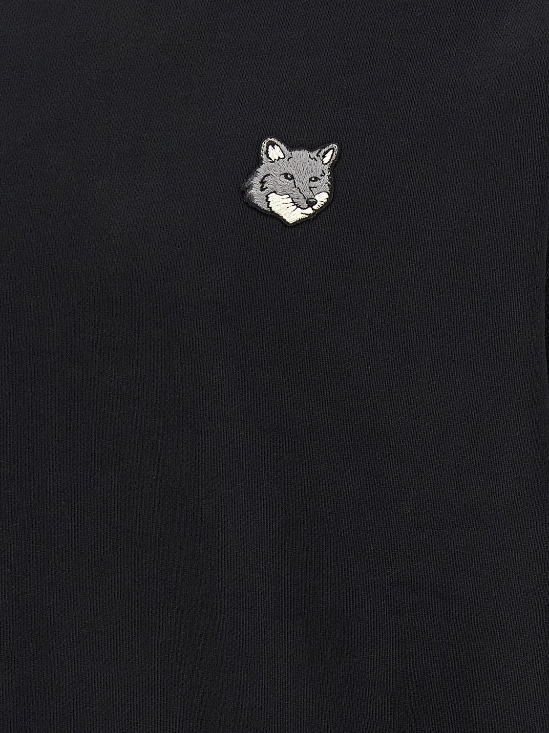 Black Cotton Sweatshirt