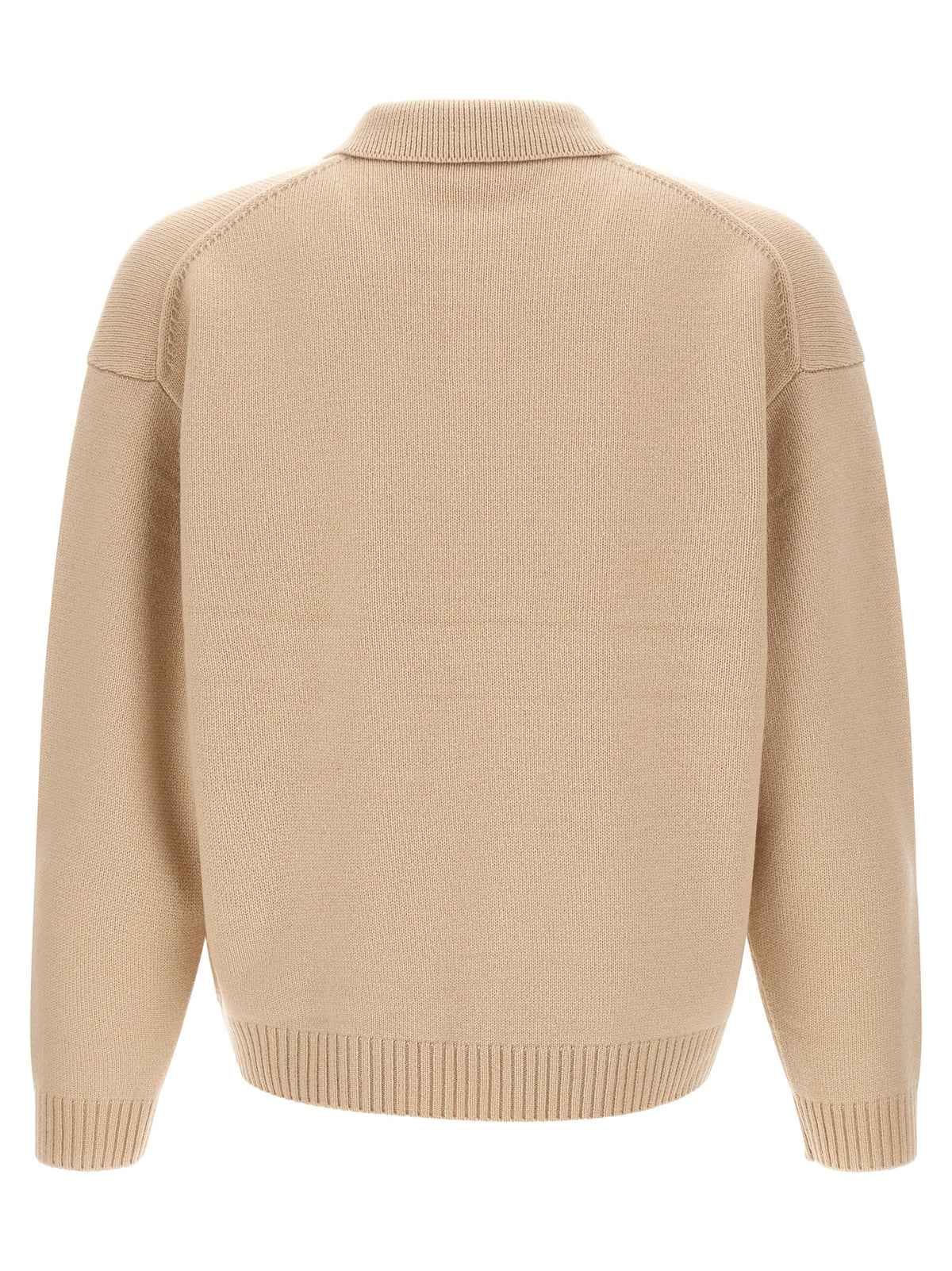 Beige Wool Cardigan