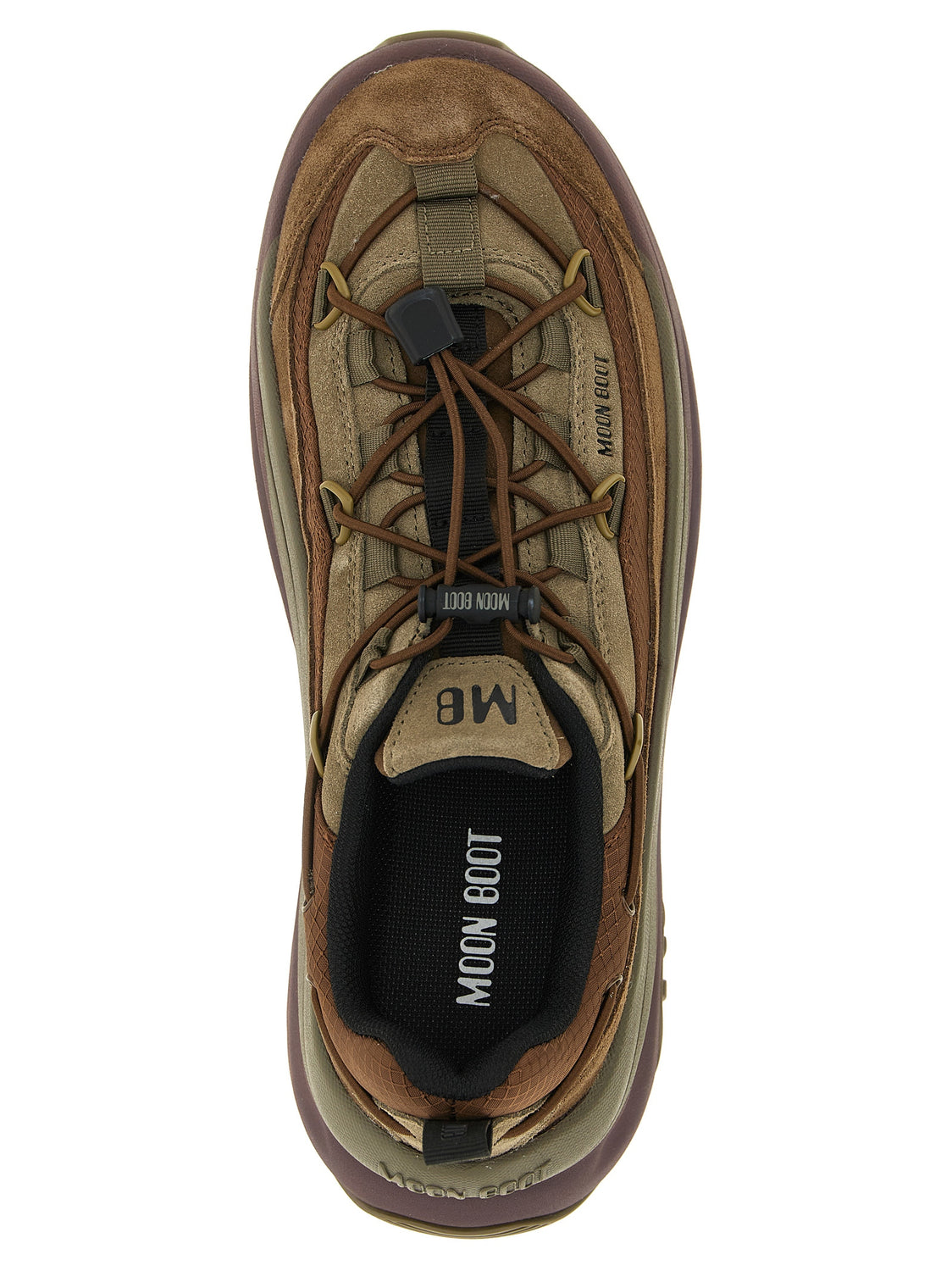Brown Cowhide Athletic Sneakers