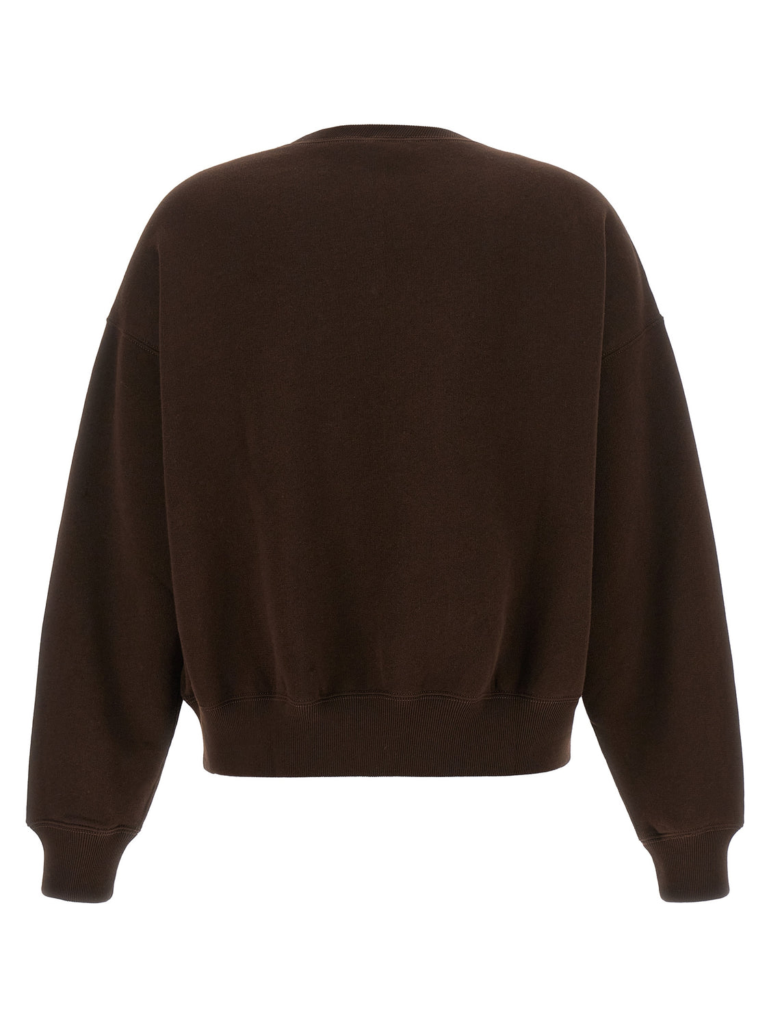 Brown Cotton Sweatshirt