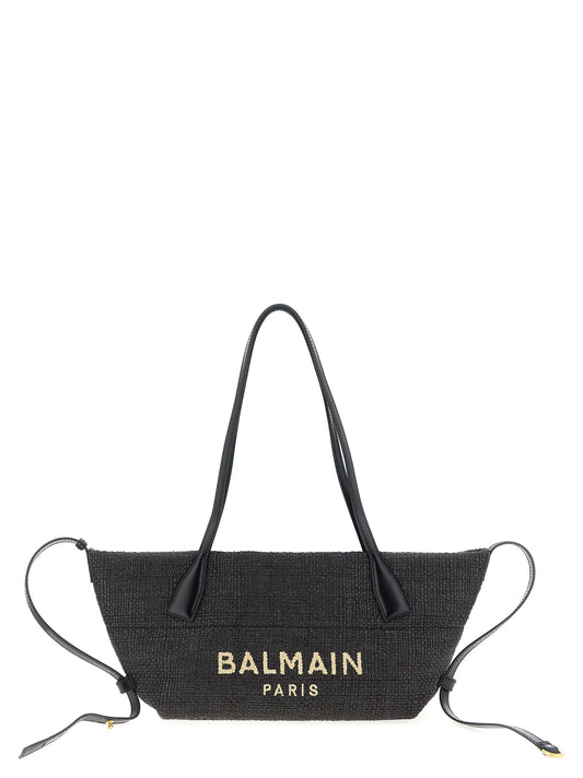 Black Polyamide Tote Bag