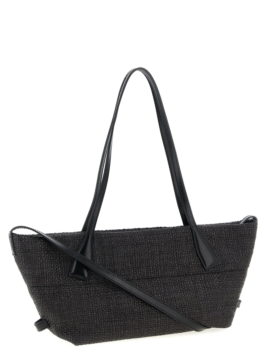 Black Polyamide Tote Bag