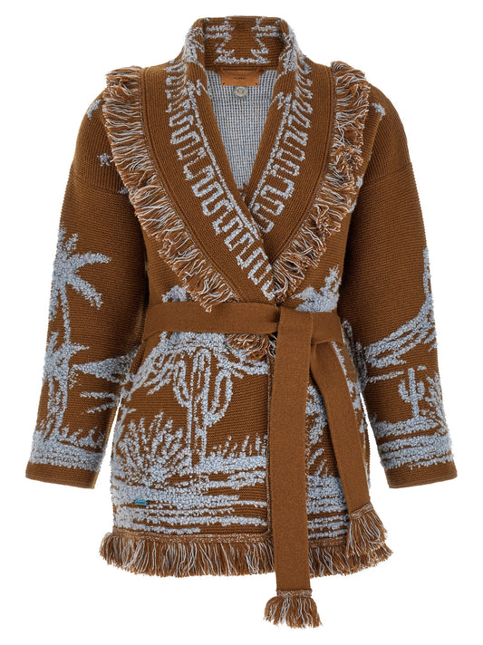 Brown Cashmere Cardigan